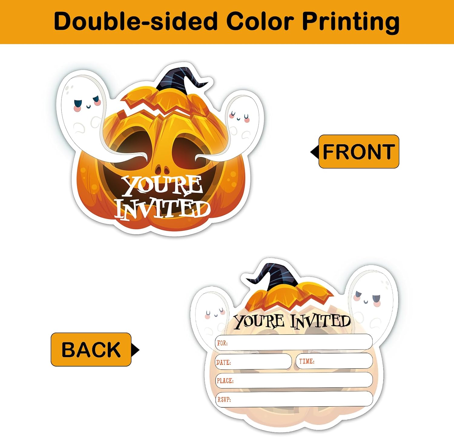 Rewidparty Halloween Party Invitation Set of 15