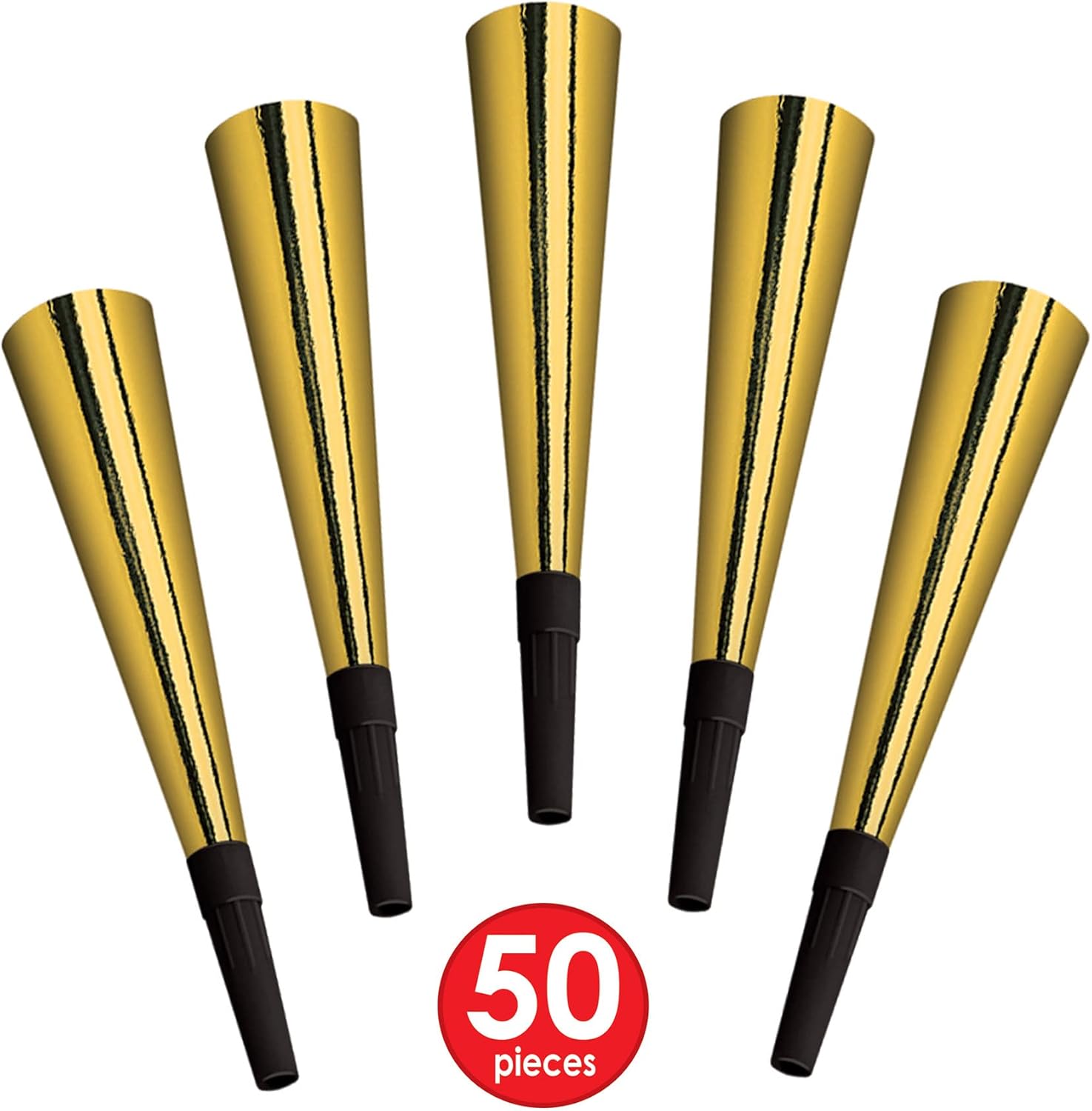 Beistle Gold New Year Star Party Kit for 50