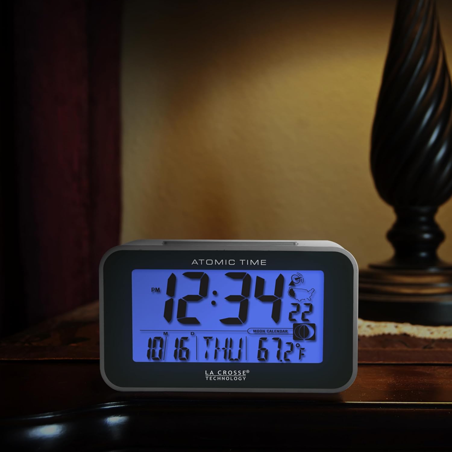 La Crosse Technology Atomic LCD Alarm Clock 617-1270