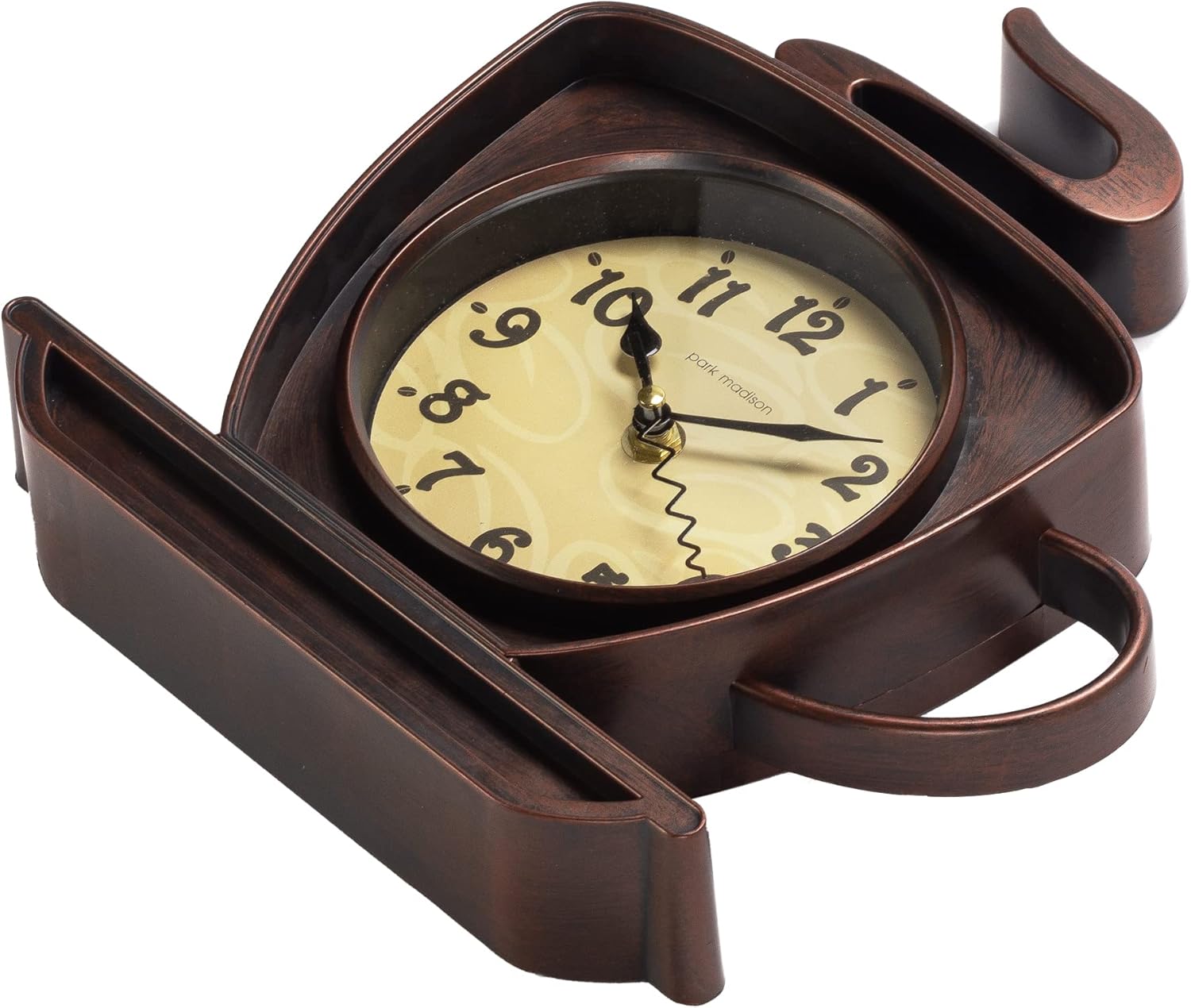 Park Madison Coffee Cappuccino 125 Inch Wall Clock