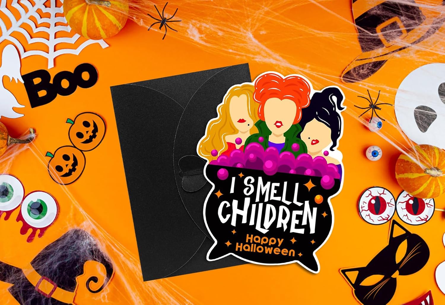 SICOHOME Halloween Party Invitations 12pcs 5x7 with Envelopes