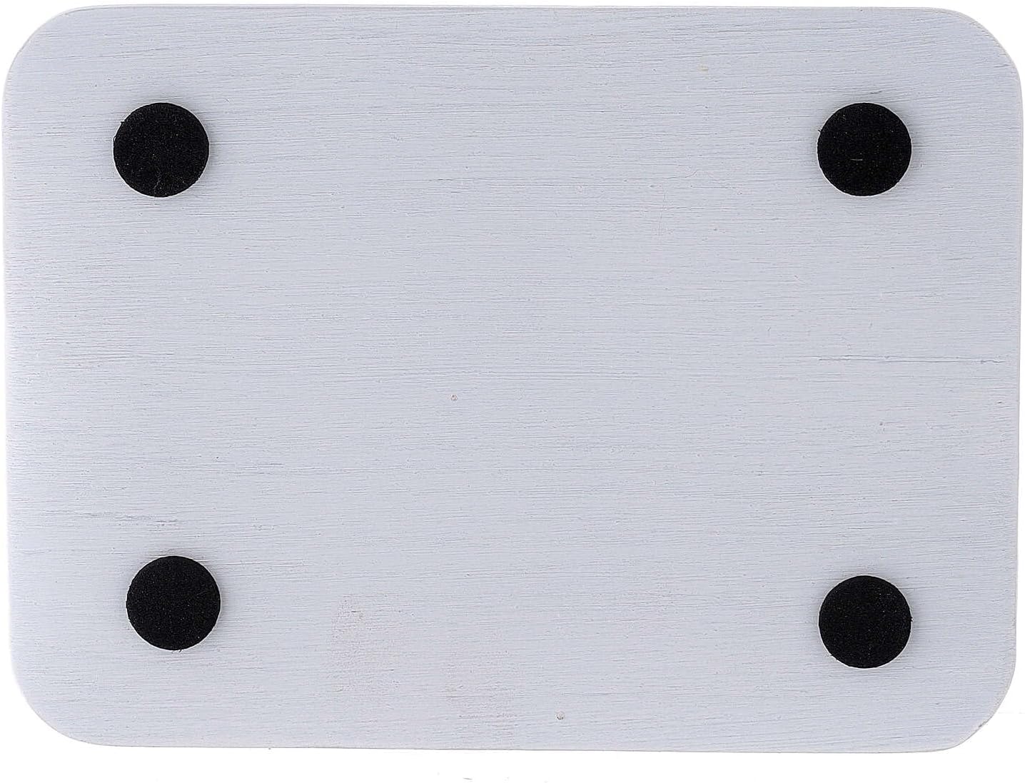Holyart Rectangular Candle Holder Plate 5 14x4 in