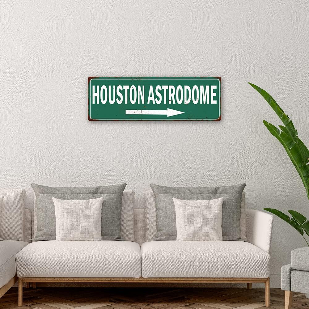 Chico Creek Houston Astrodome Metal Sign 6x18 Matte Finish