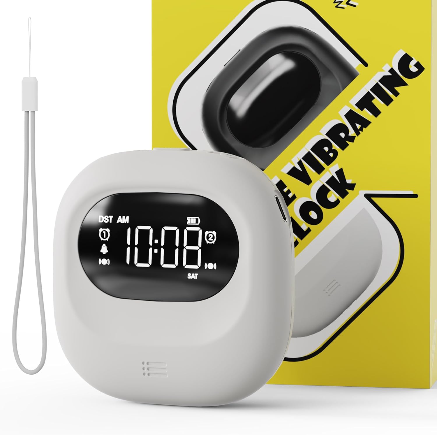 ROCAM Vibrating Alarm Clock with Dual Alarms