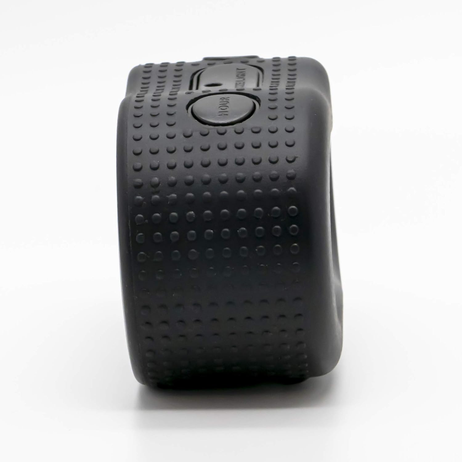 Timelink Smartlight Rubber Alarm Clock with Night Light Black