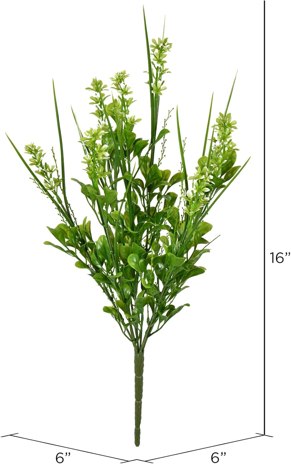 Vickerman Artificial Butterfly Bush 16 Inch 2 Pack