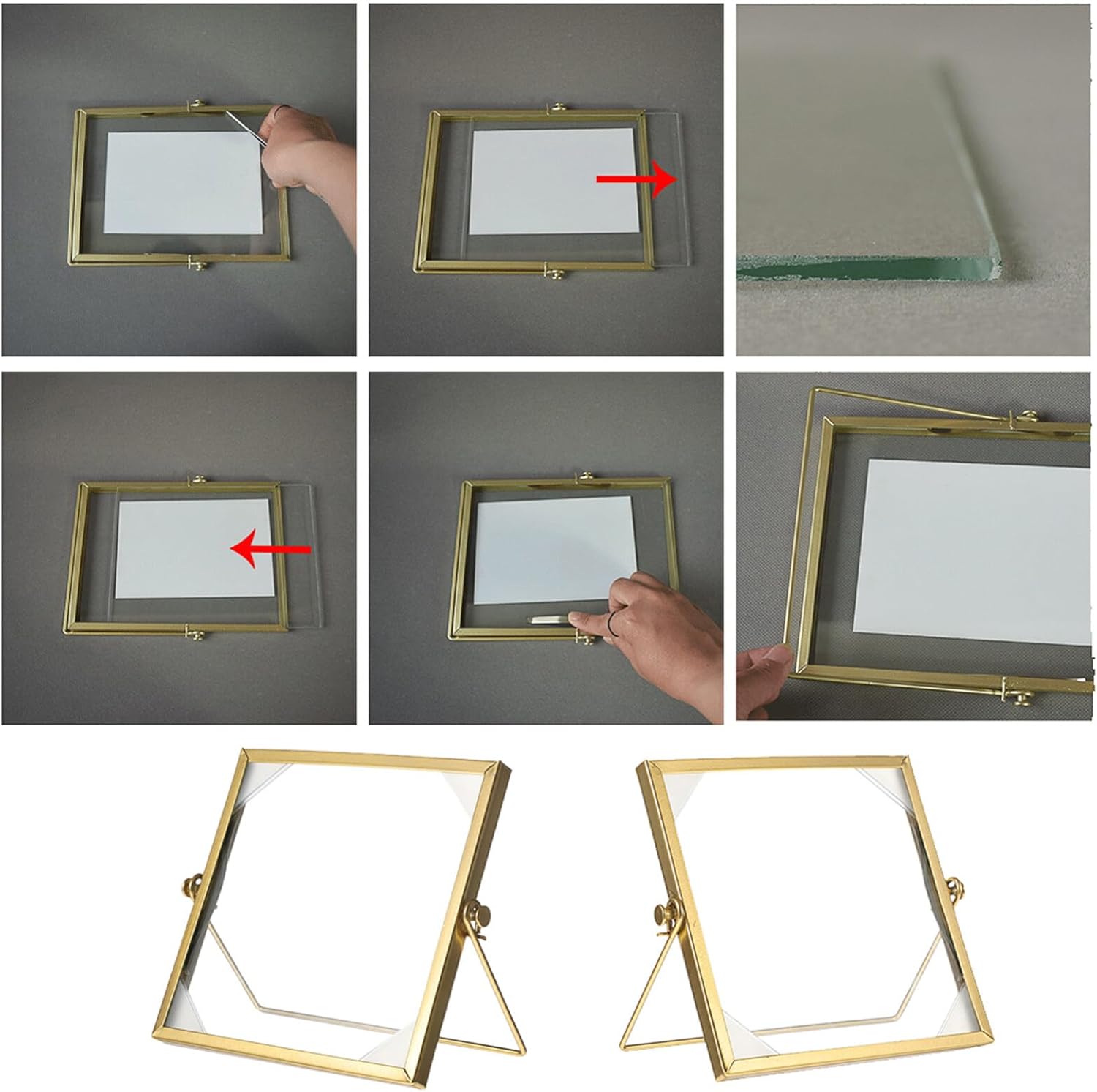 VOSAREA Dried Flower Display Frame for Home Decor