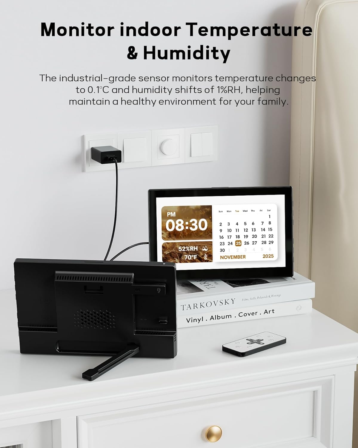 101 Inch Digital Clock with Date Day and Custom Schedules