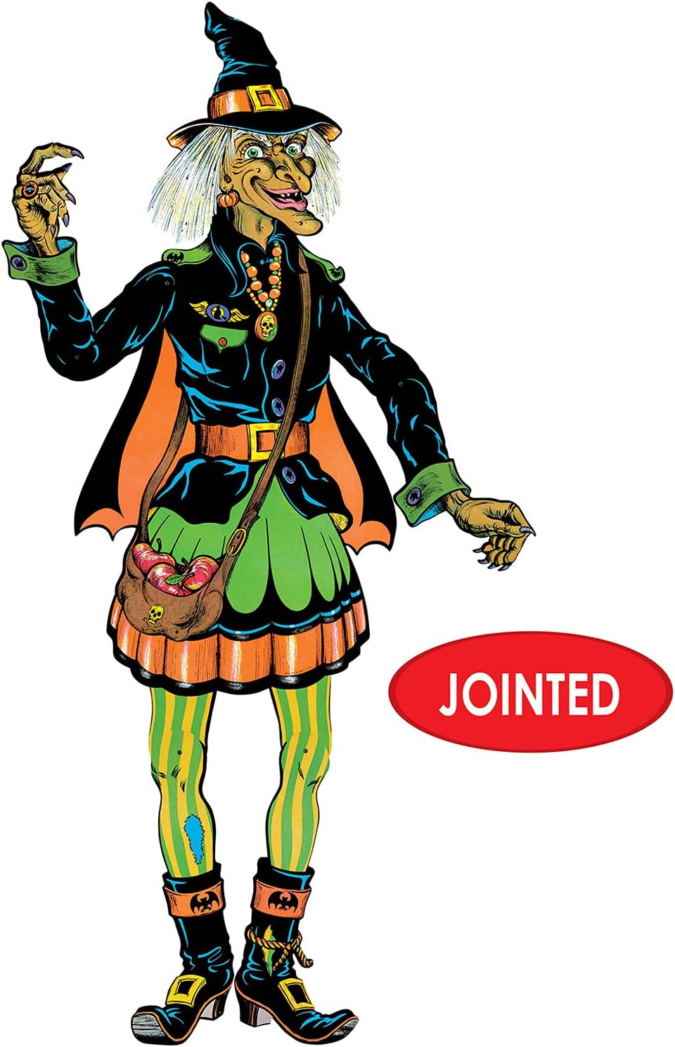 Beistle Vintage Halloween Jointed Witch 1