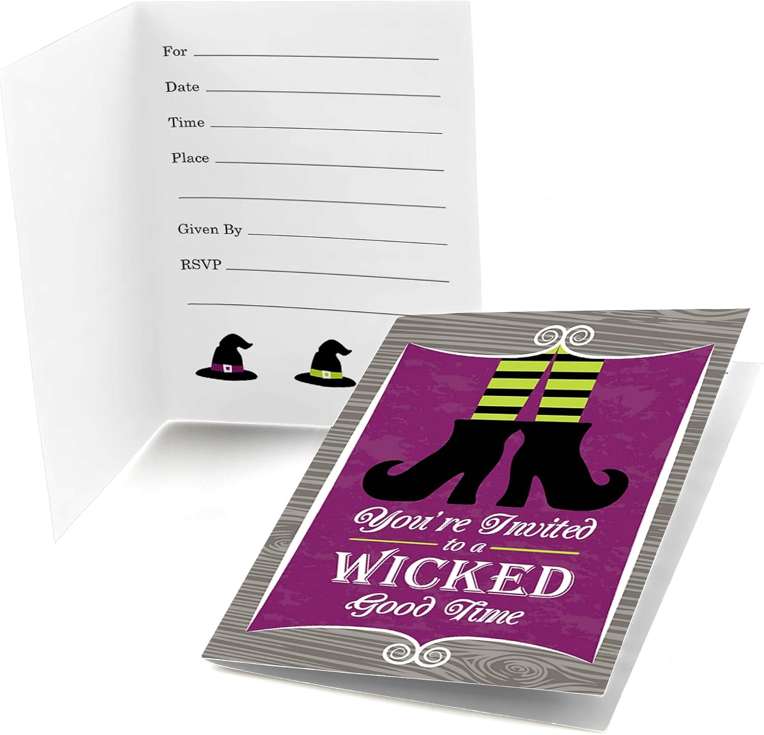 Big Dot of Happiness Halloween Party Invitations 8 Count