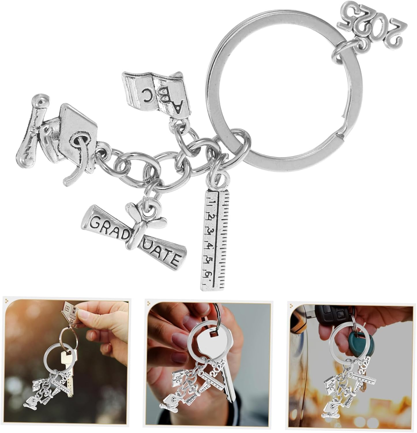 VILLFUL Graduation Keychain for Boys Girls Friends