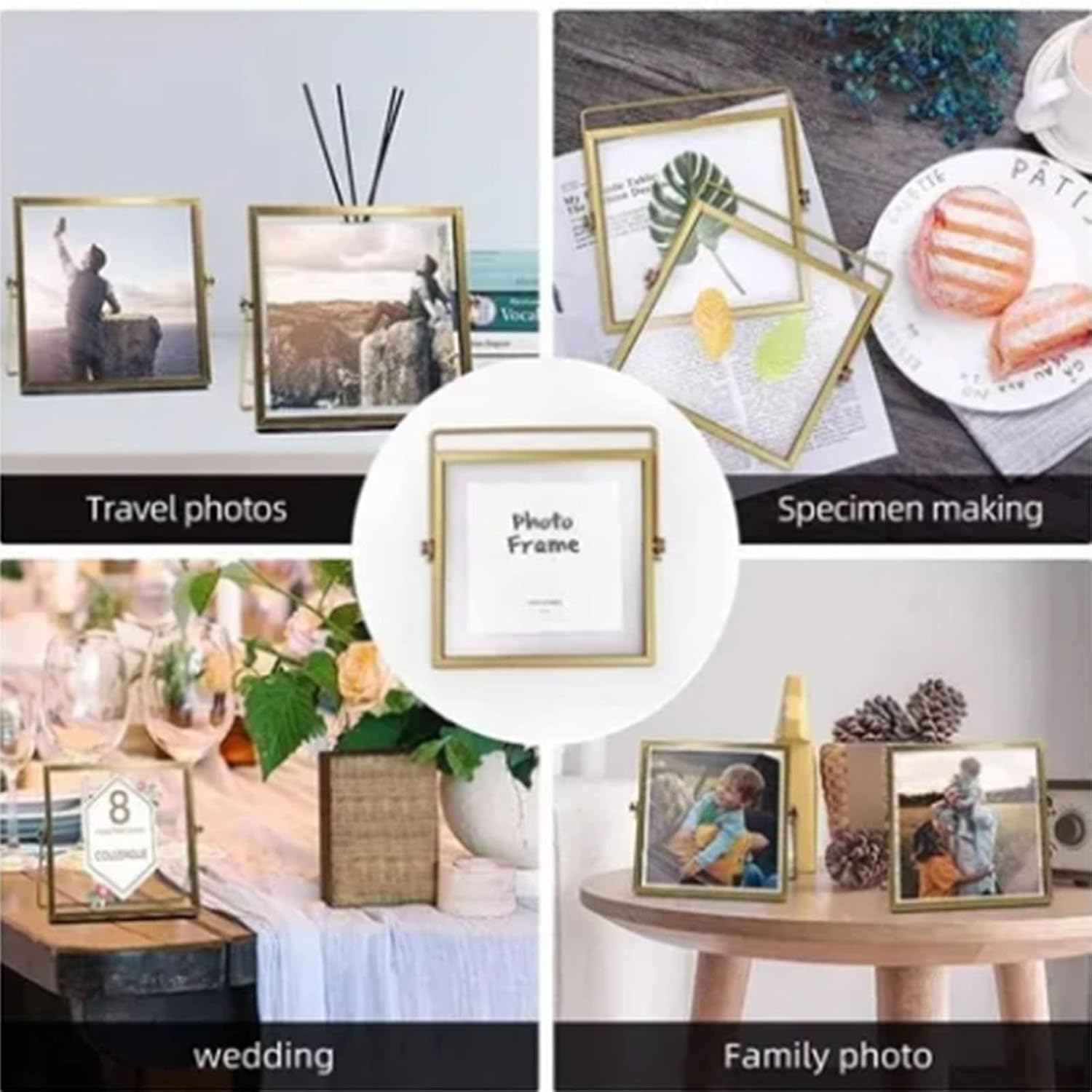 Haofy Personalized Picture Frame Holder 4 Inch