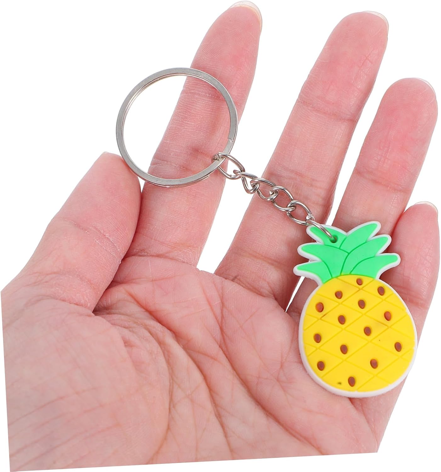 Unomor 12Pcs Pineapple Keychain Charms Summer Party Favors