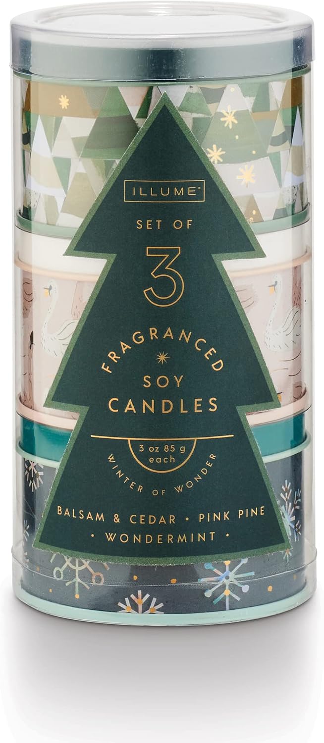 Illume Fa La Lovely Mini Tin Candle Gift Set 1