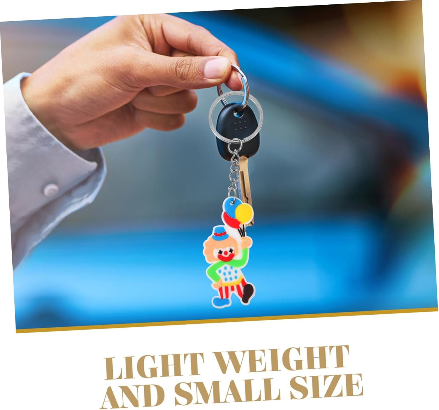 12pcs Unique Clown Key Chain for Women Party Decor
