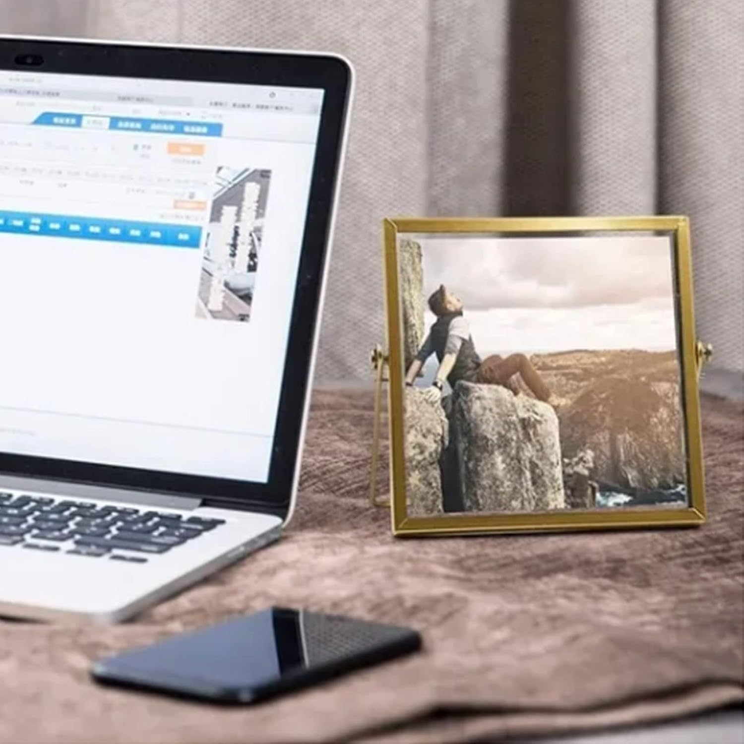 Haofy Personalized Picture Frame Holder 4 Inch