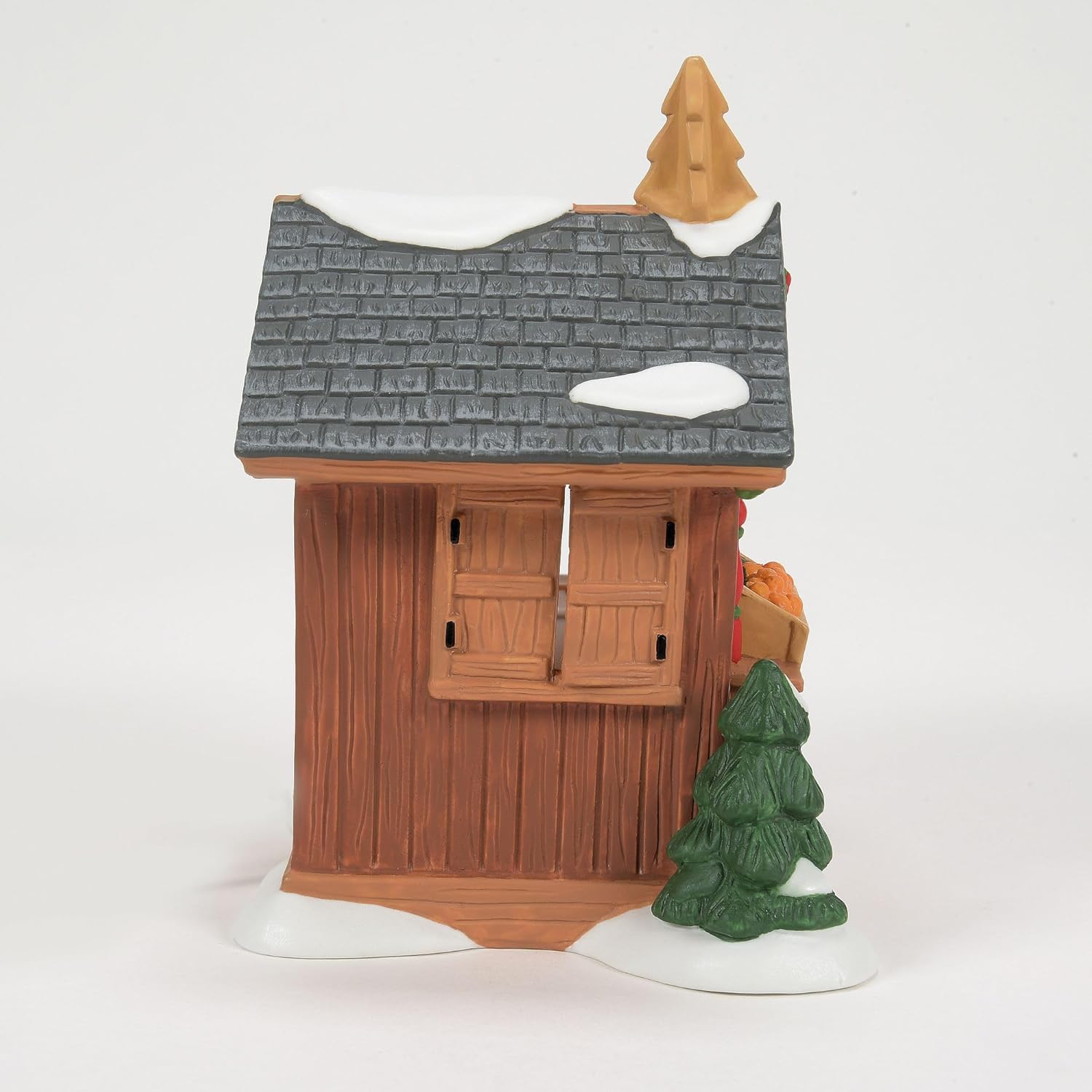 Department 56 Dickens Village Market Fruit Stand Light Building