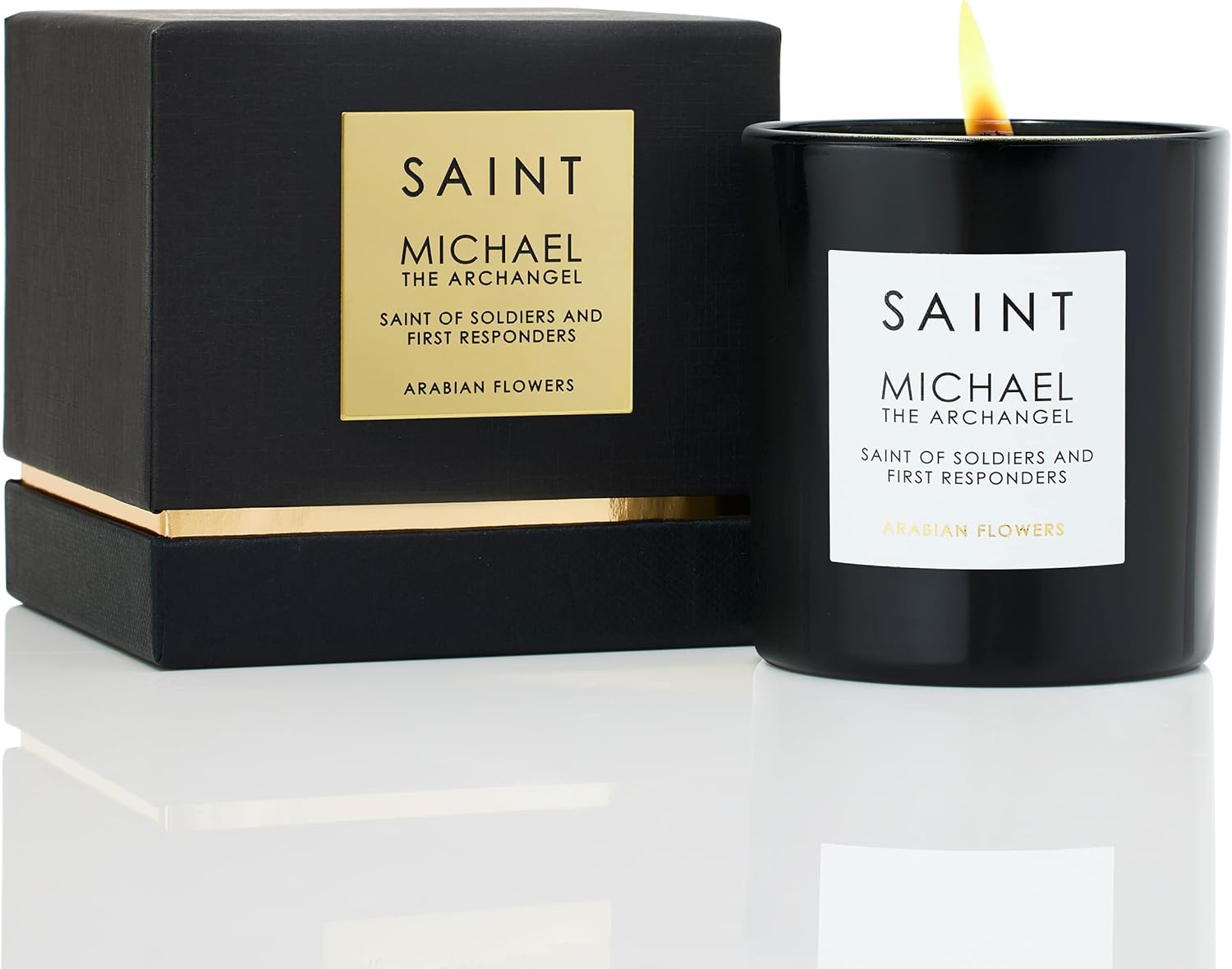 SAINT Michael The Archangel Scented Candle with Prayer Coin