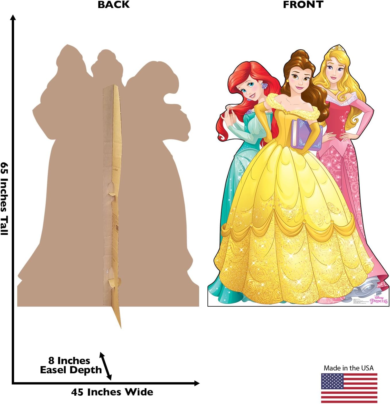 Disney Princess Cardboard Cutouts Stand Up