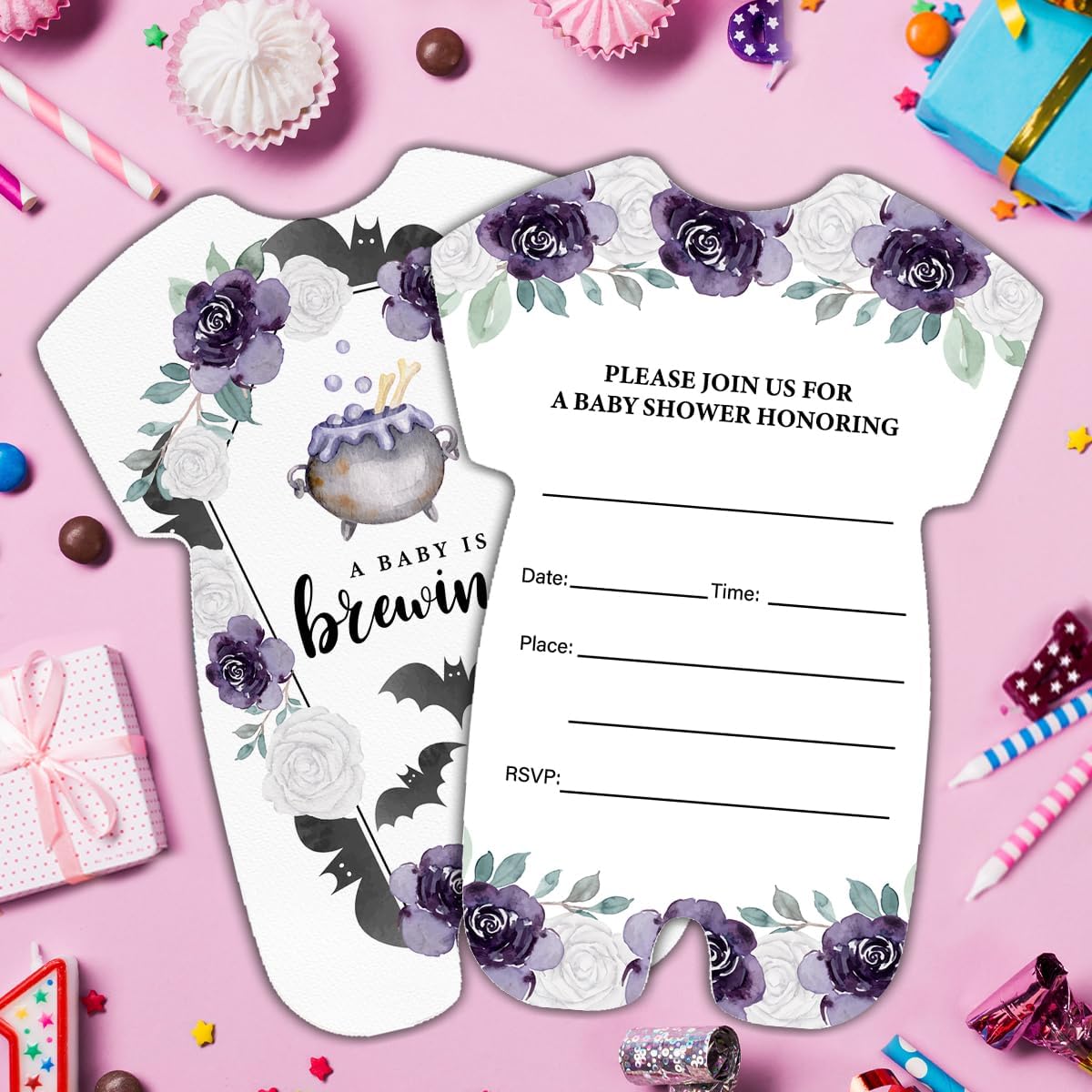 Magic Wizard Baby Shower Invitations With Envelopes 20 Count