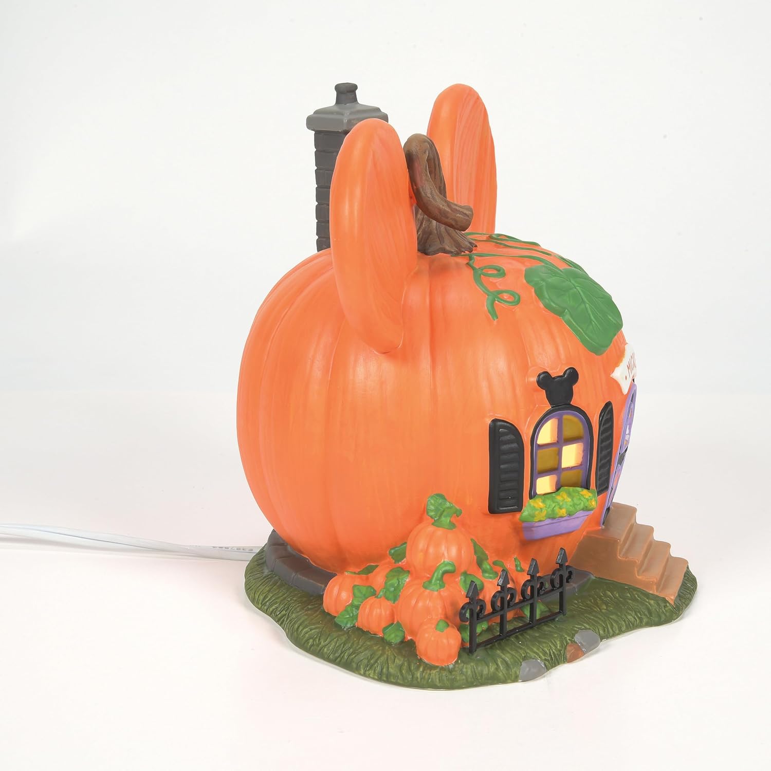 Department 56 Disney Halloween Pumpkin Town House Light Building