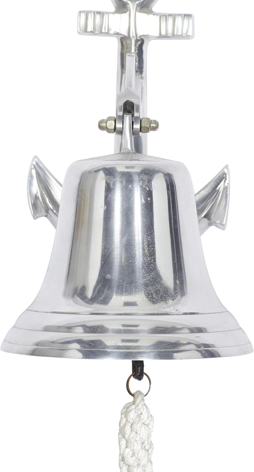 Deco 79 Wall Sculpture with Anchor Backing Silver