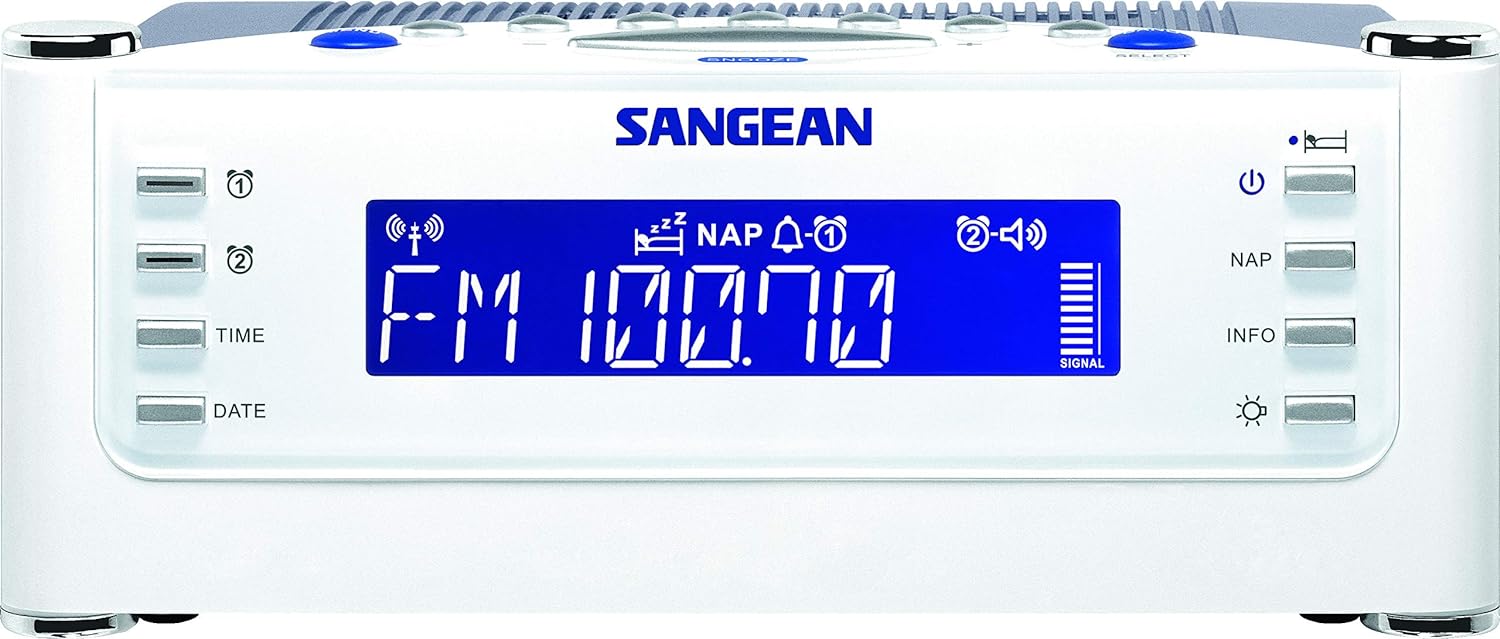 Sangean RCR-22 Atomic Clock Radio with 14 Memory Presets