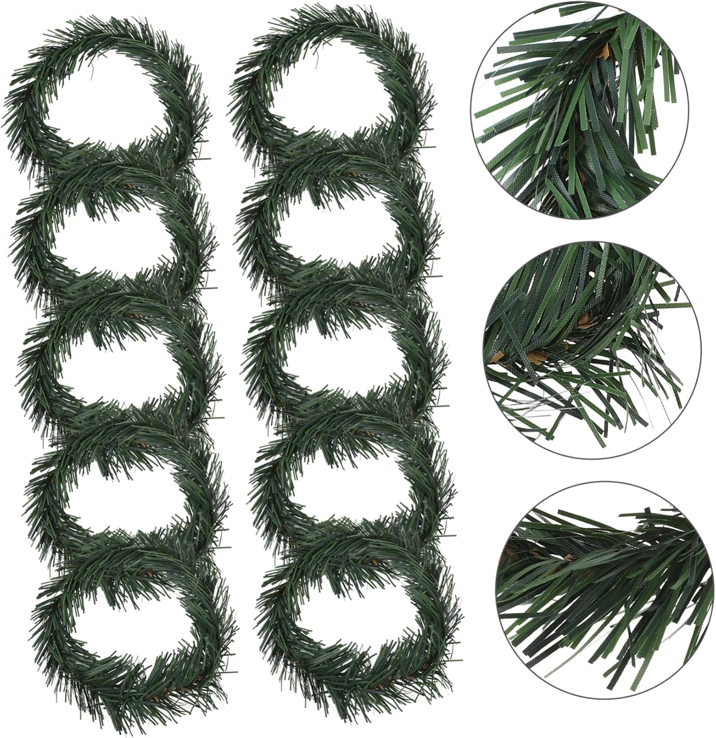 10pcs Artificial Pine Candle for Christmas Decor Centerpiece Wreaths