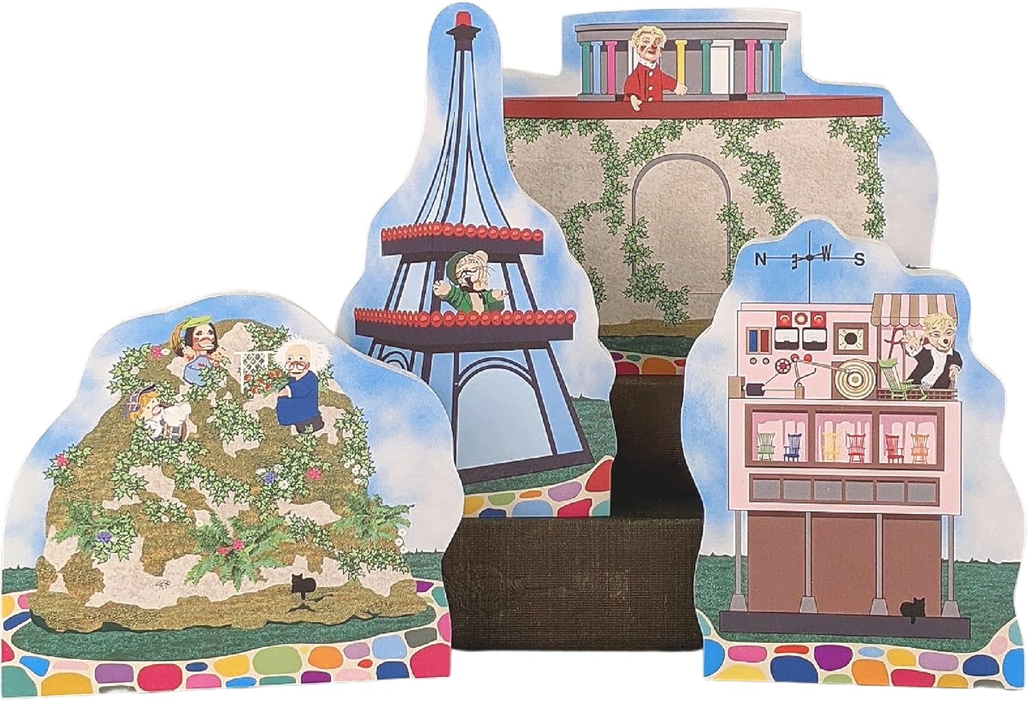 Cats Meow Village Mister Rogers Trolley Collectible