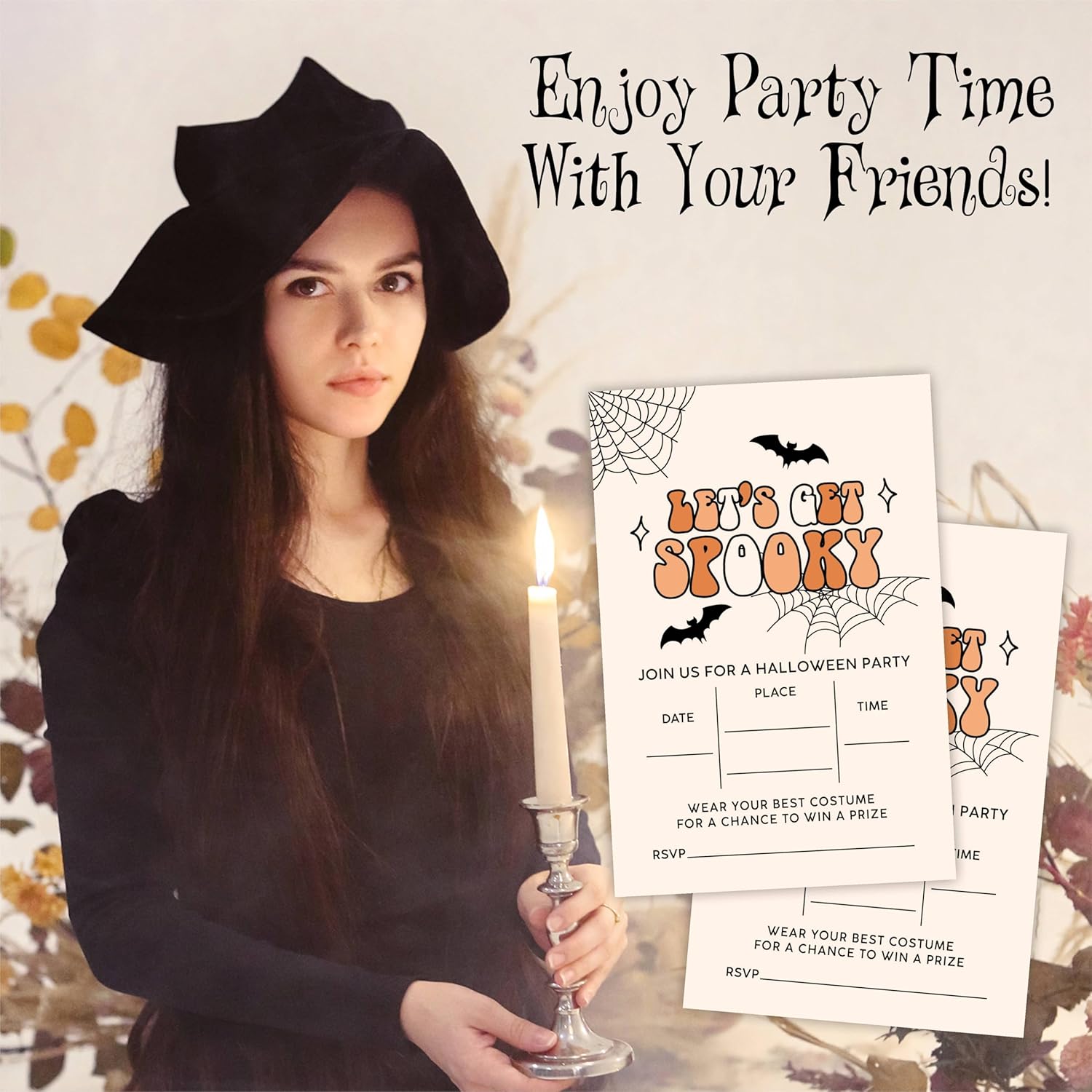 Spooky Halloween Party Invitations 25 Double Sided