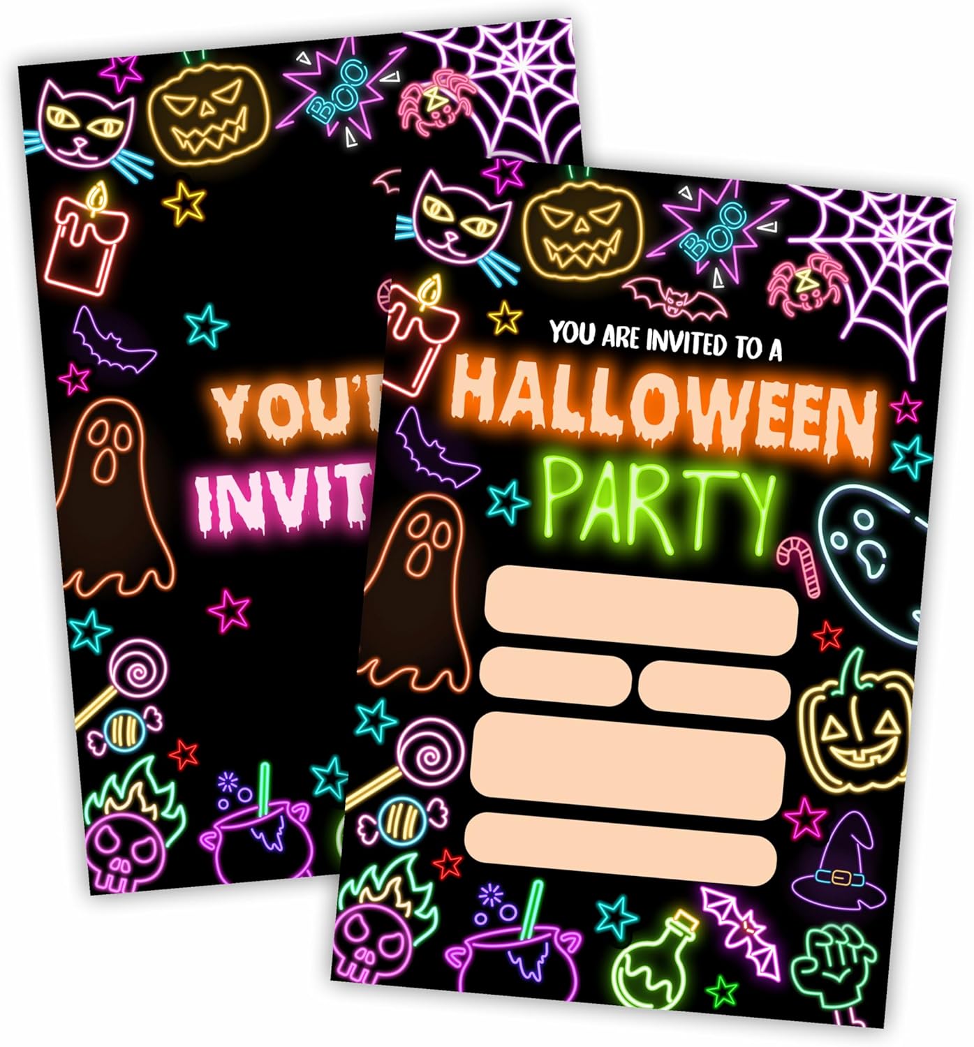 Halloween Party Invitations Set of 25 with Envelopes 1