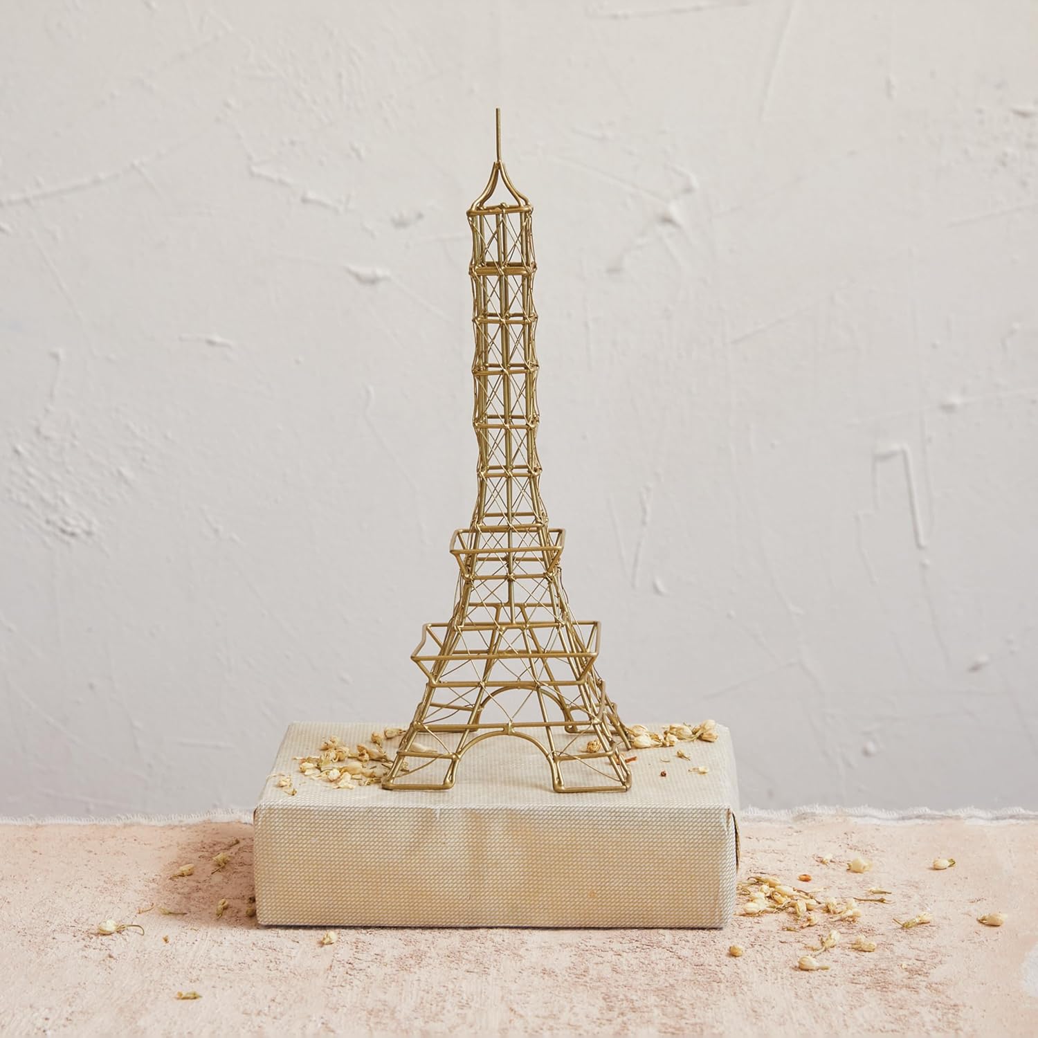 Creative Co Op Decorative Wire Eiffel Tower Antique Brass