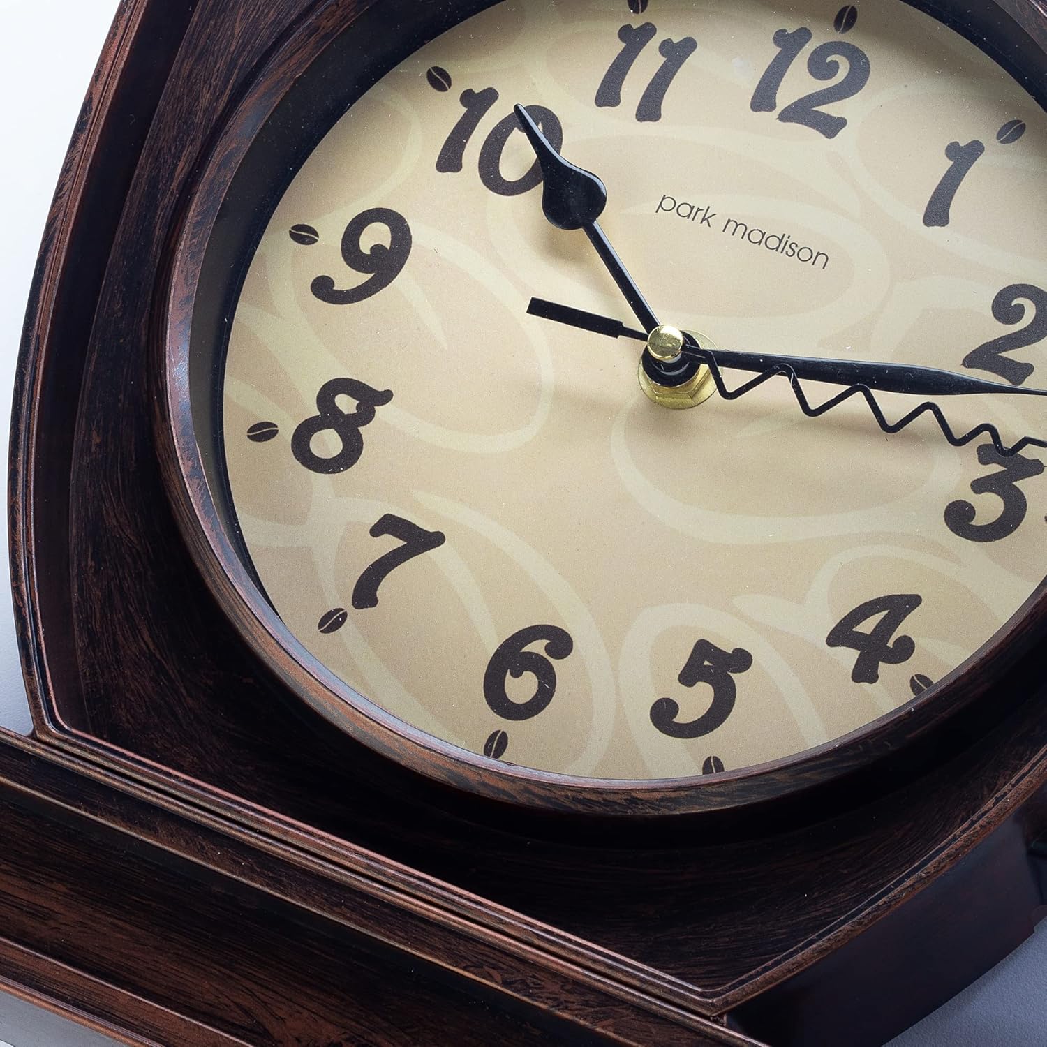 Park Madison Coffee Cappuccino 125 Inch Wall Clock