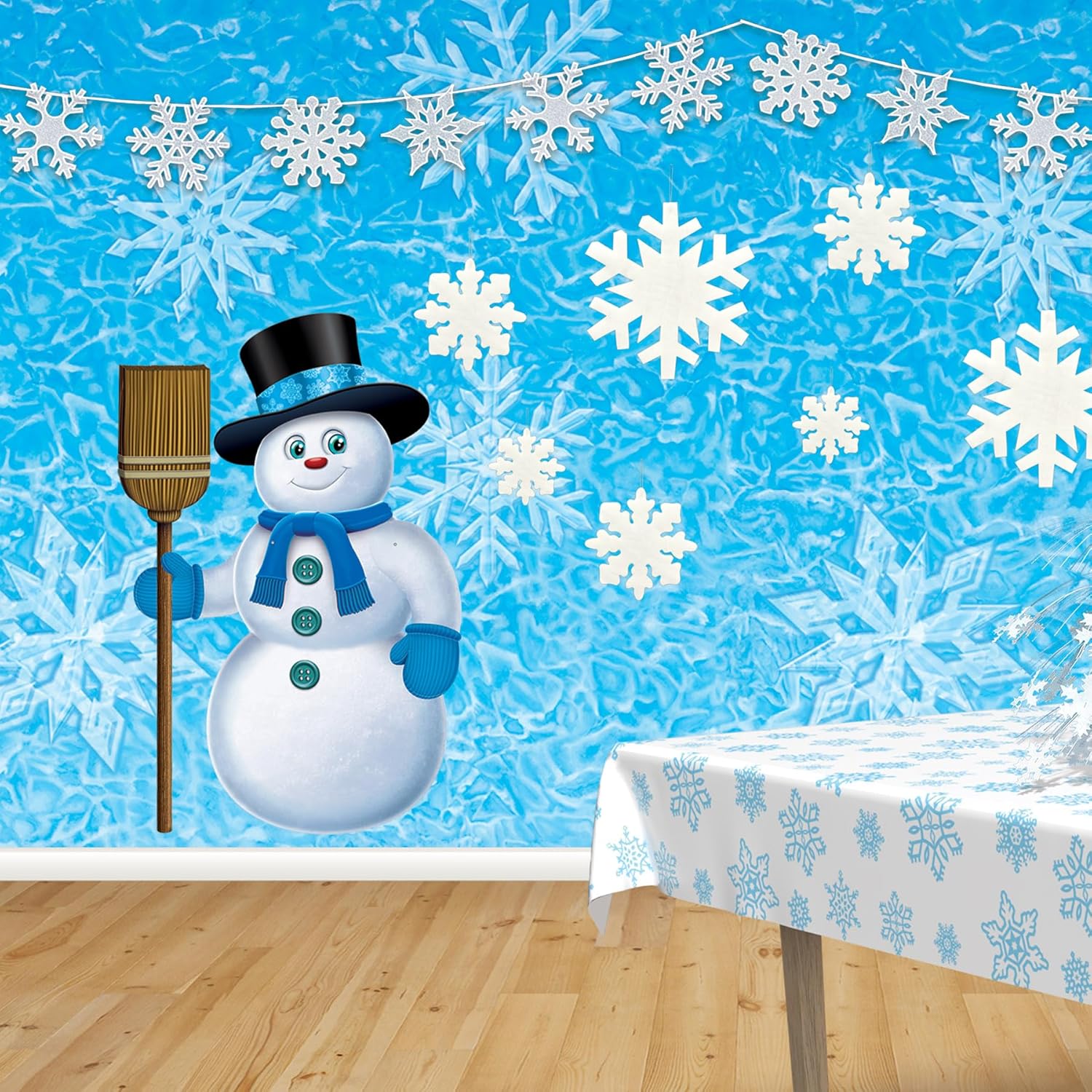 Beistle White Jointed Snowman Cutout 355 Inches
