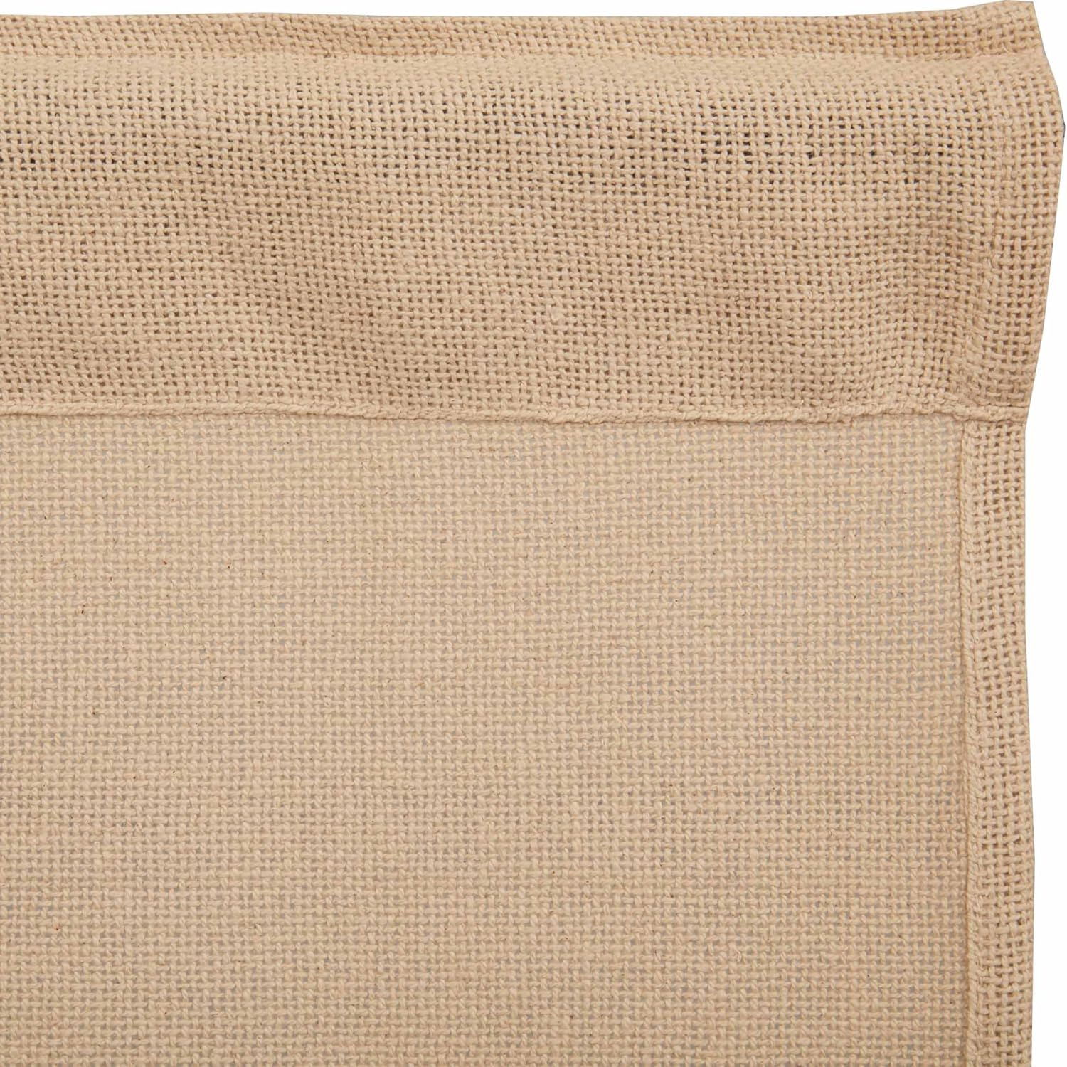 VHC Brands Farmhouse Swag Curtains Pair Tan Rod Pocket Distressed