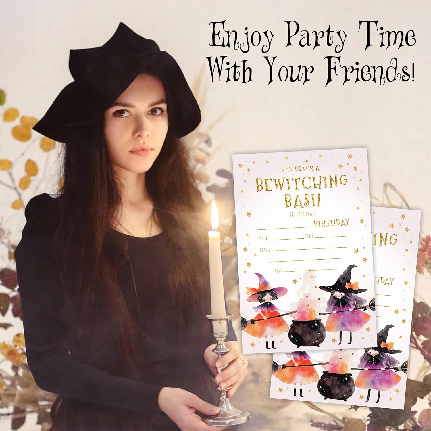 Bewitching Halloween Party Invites for Kids Teens