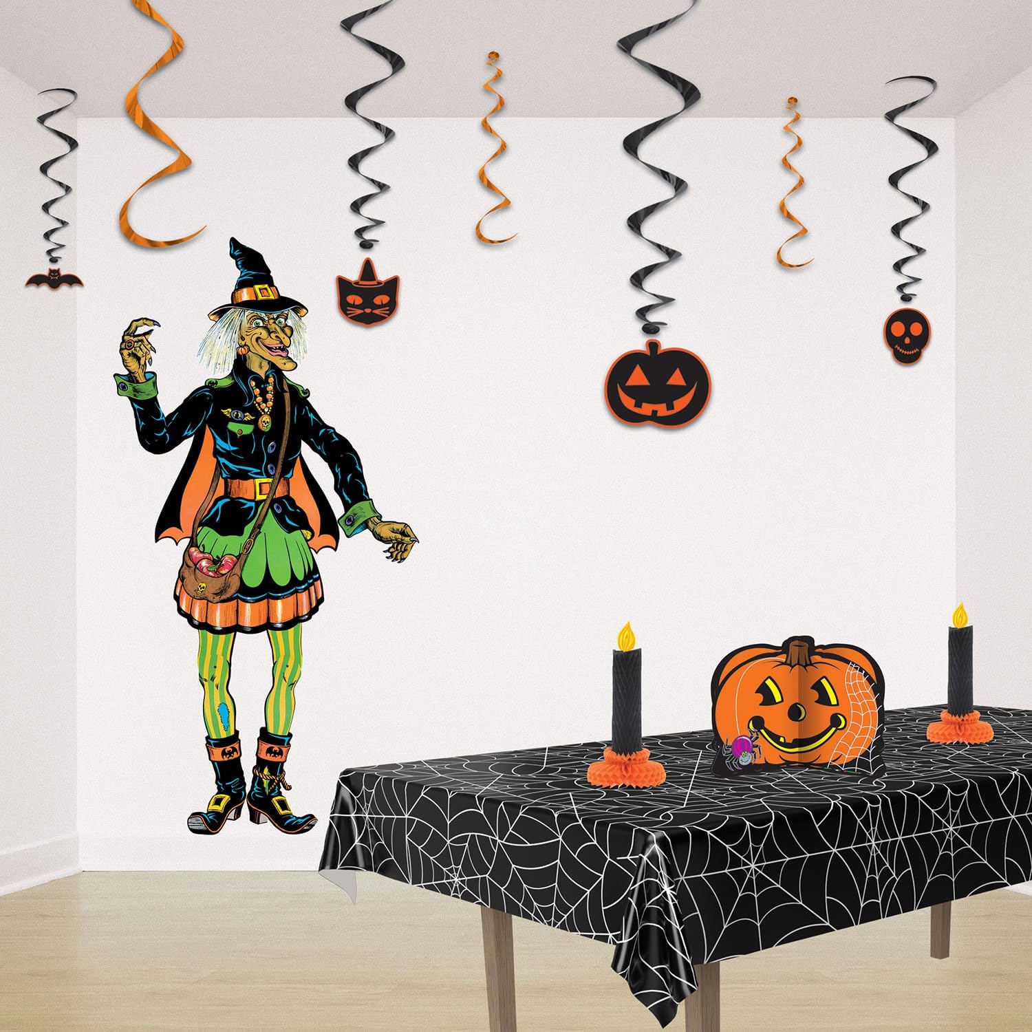 Beistle Vintage Halloween Jointed Witch 1