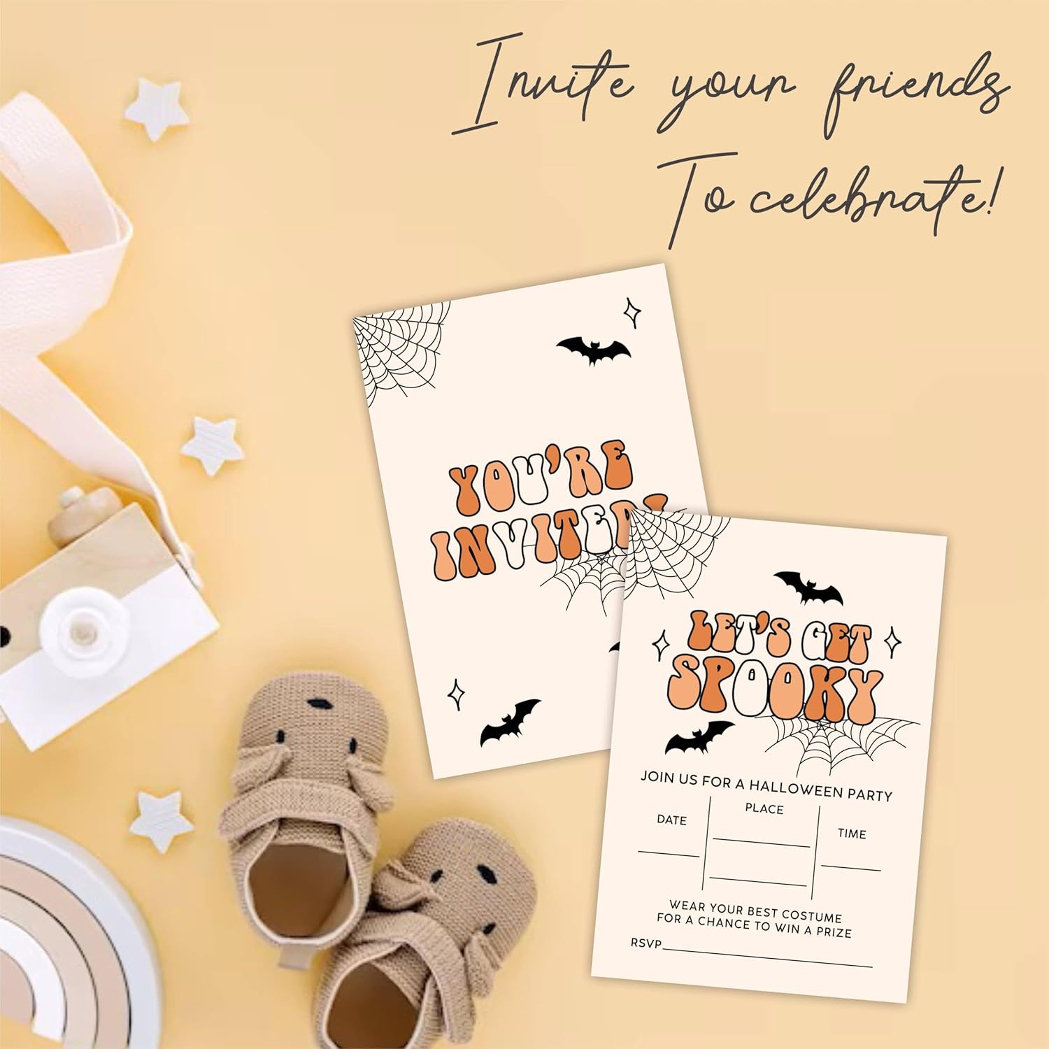 Spooky Halloween Party Invitations 25 Double Sided