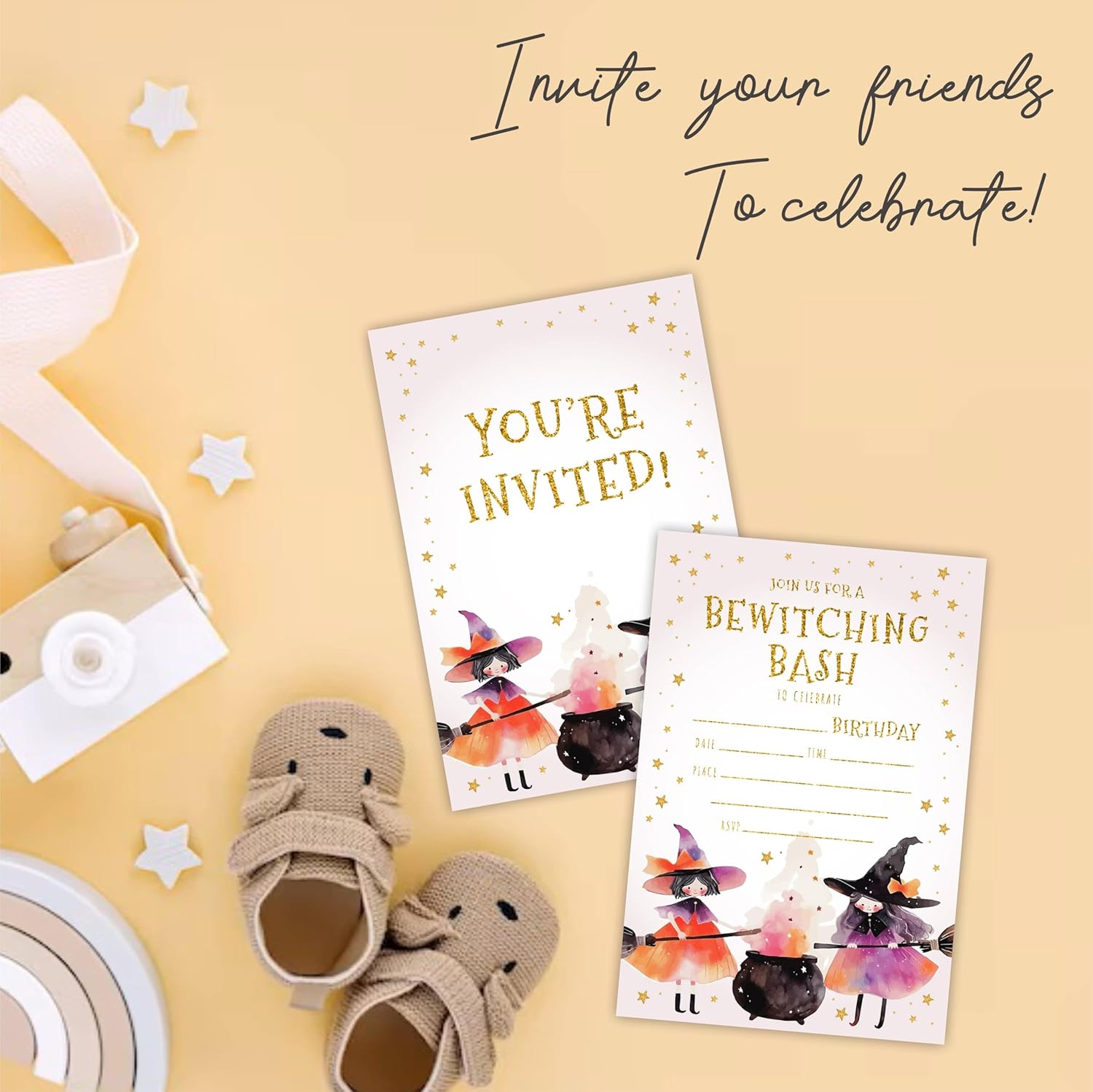 Bewitching Halloween Party Invites for Kids Teens