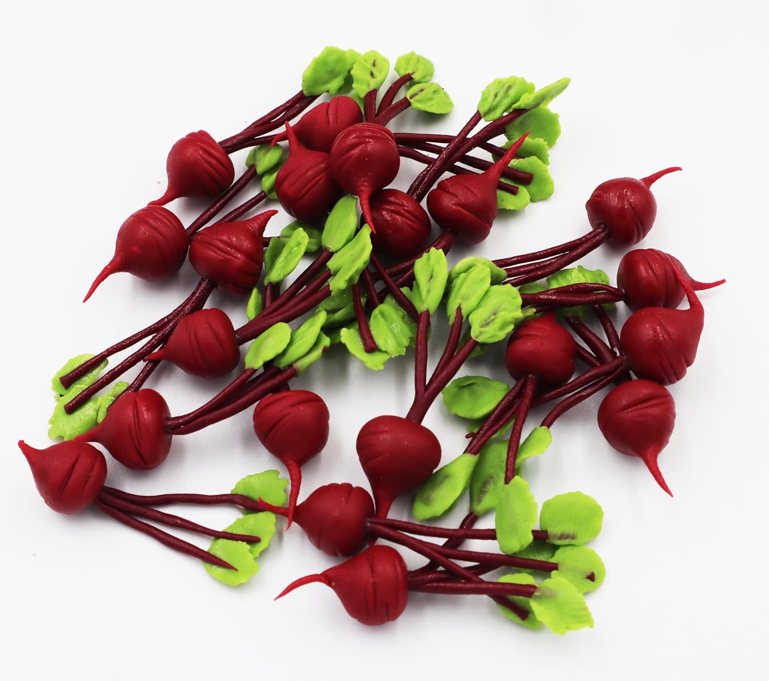 ThaiHonest 20 Pcs Artificial Mini Beetroot Decorations
