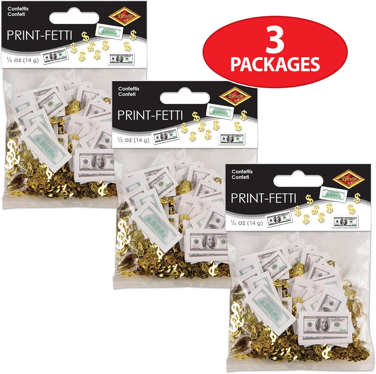 Beistle Big Bucks Money Table Confetti