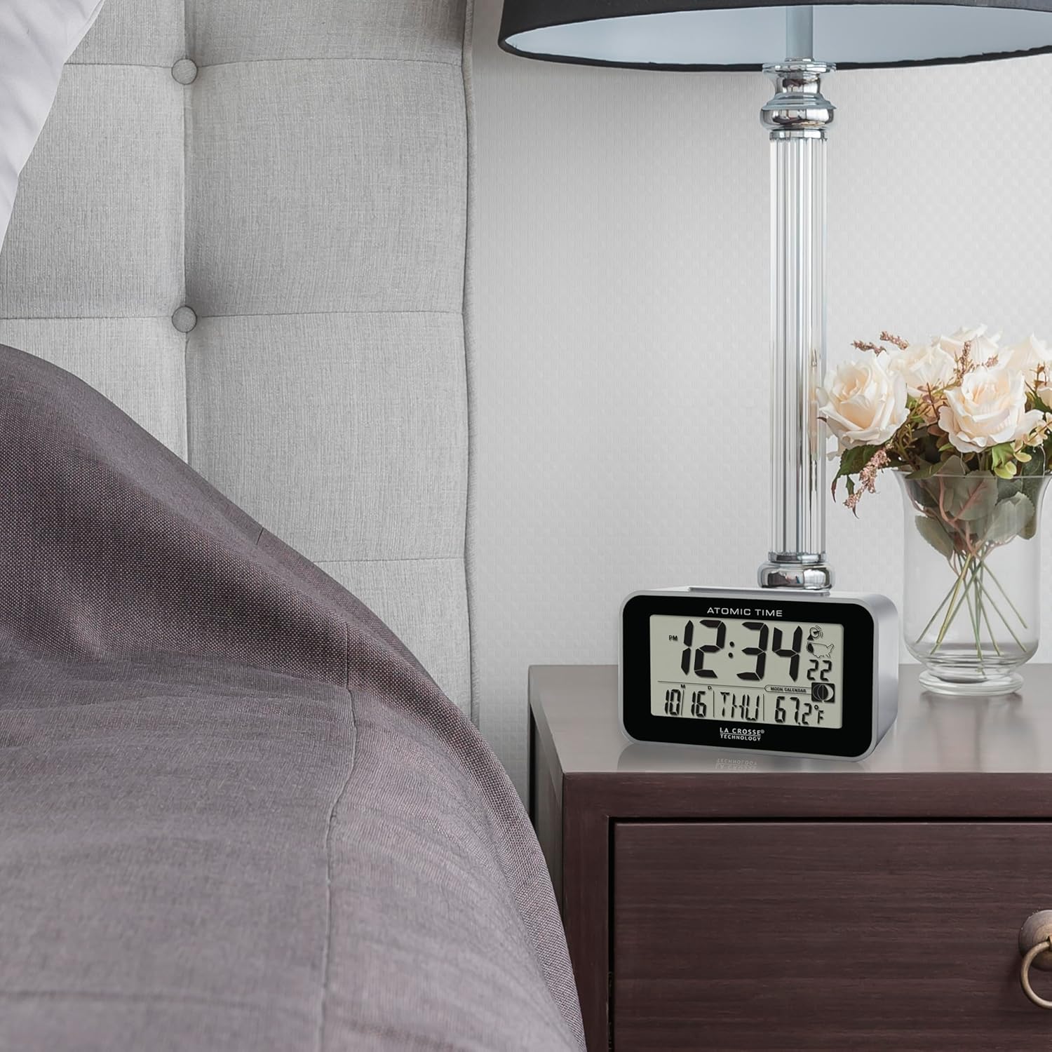 La Crosse Technology Atomic LCD Alarm Clock 617-1270
