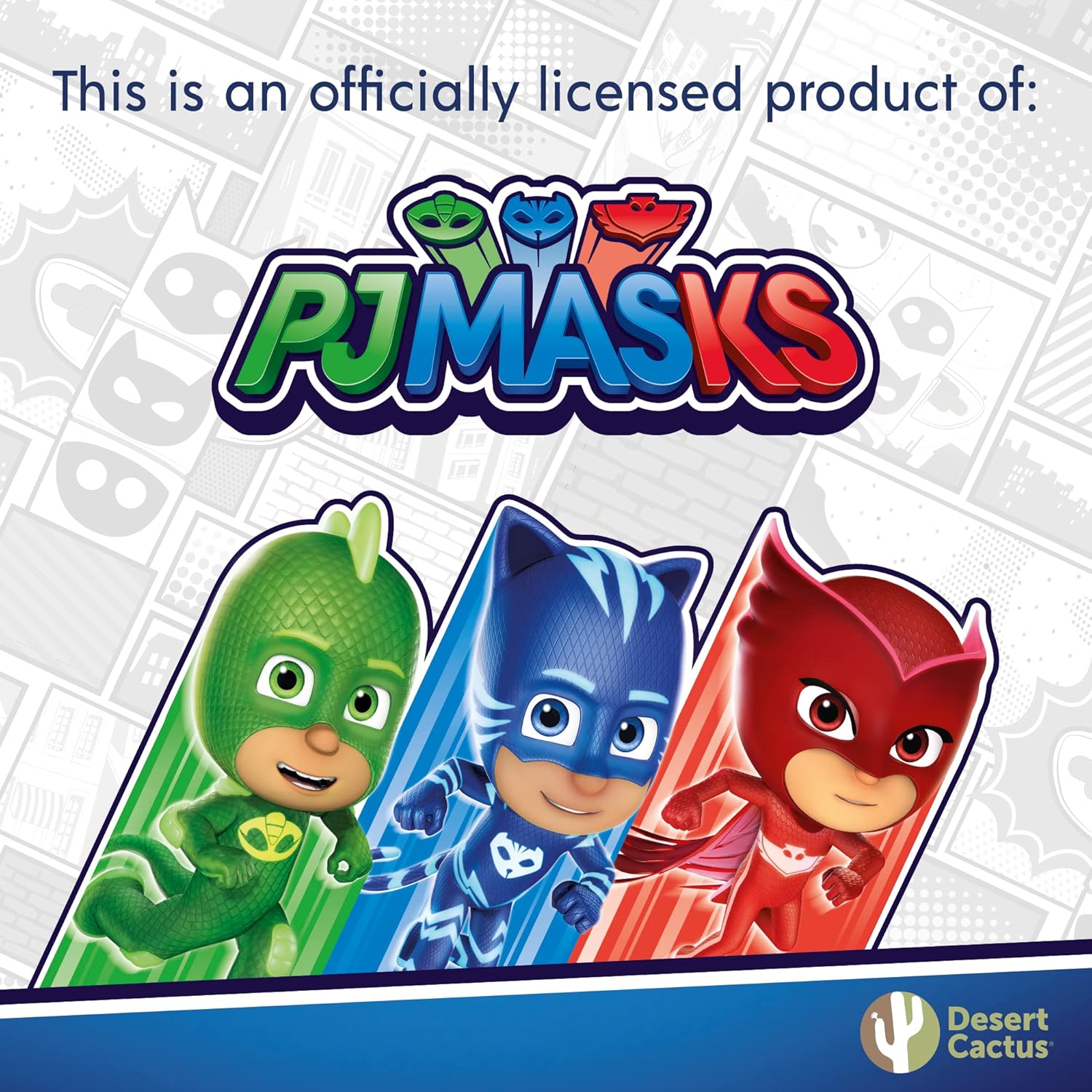 Desert Cactus PJ Masks Party Invites 10 Count With Envelopes Style B