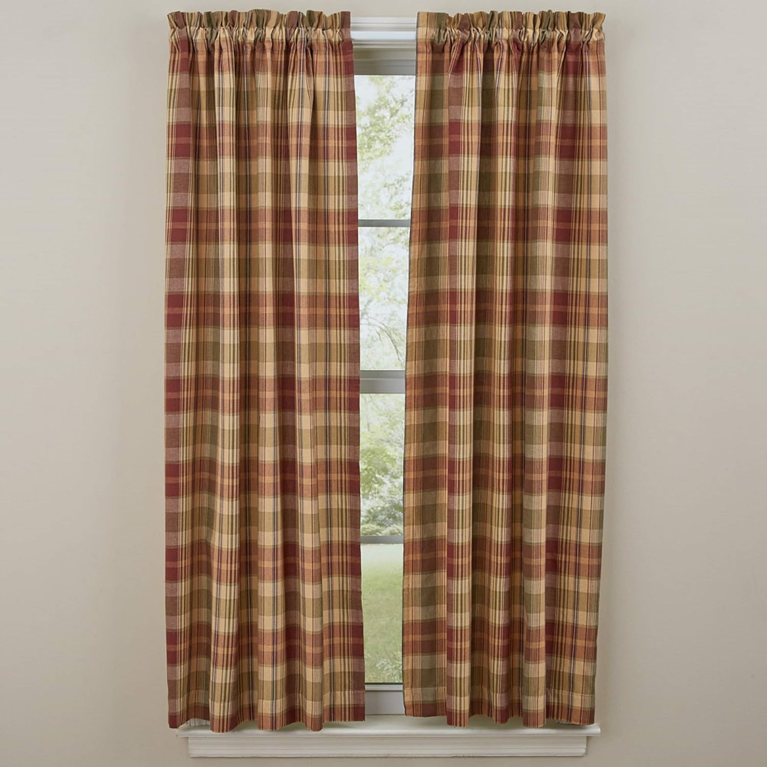Park Designs Saffron Beige Panels 63 Inch Pair