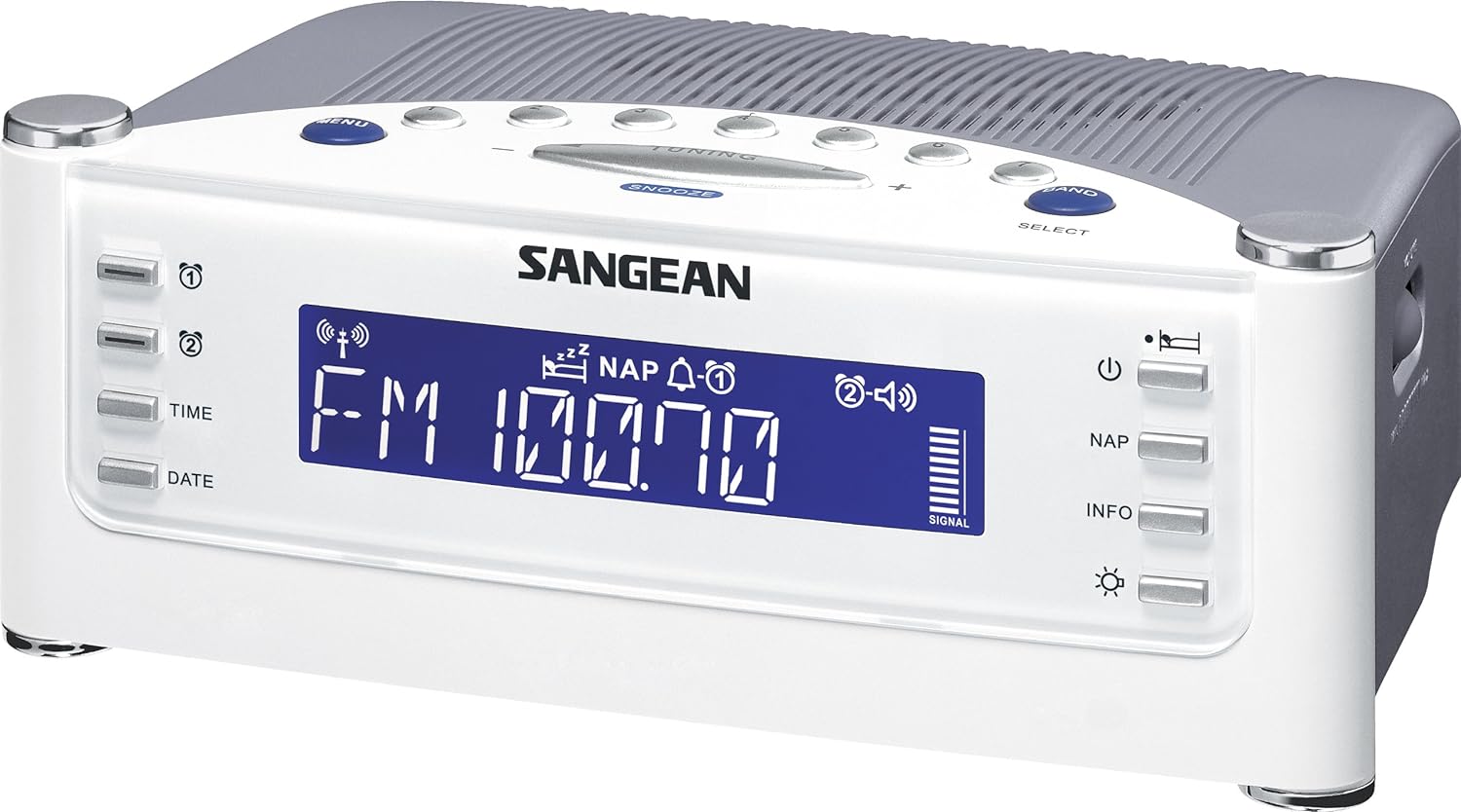 Sangean RCR-22 Atomic Clock Radio with 14 Memory Presets
