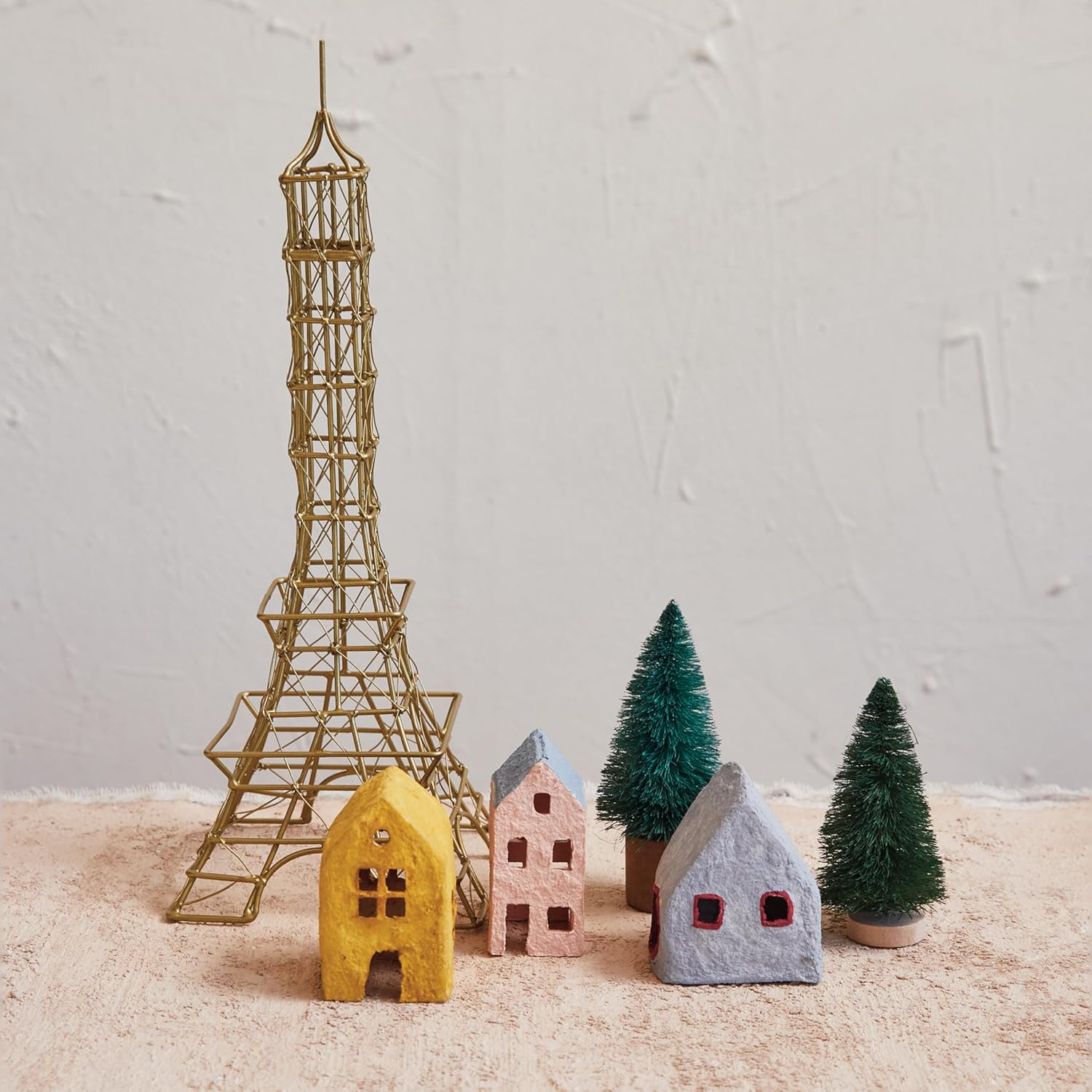 Creative Co Op Decorative Wire Eiffel Tower Antique Brass