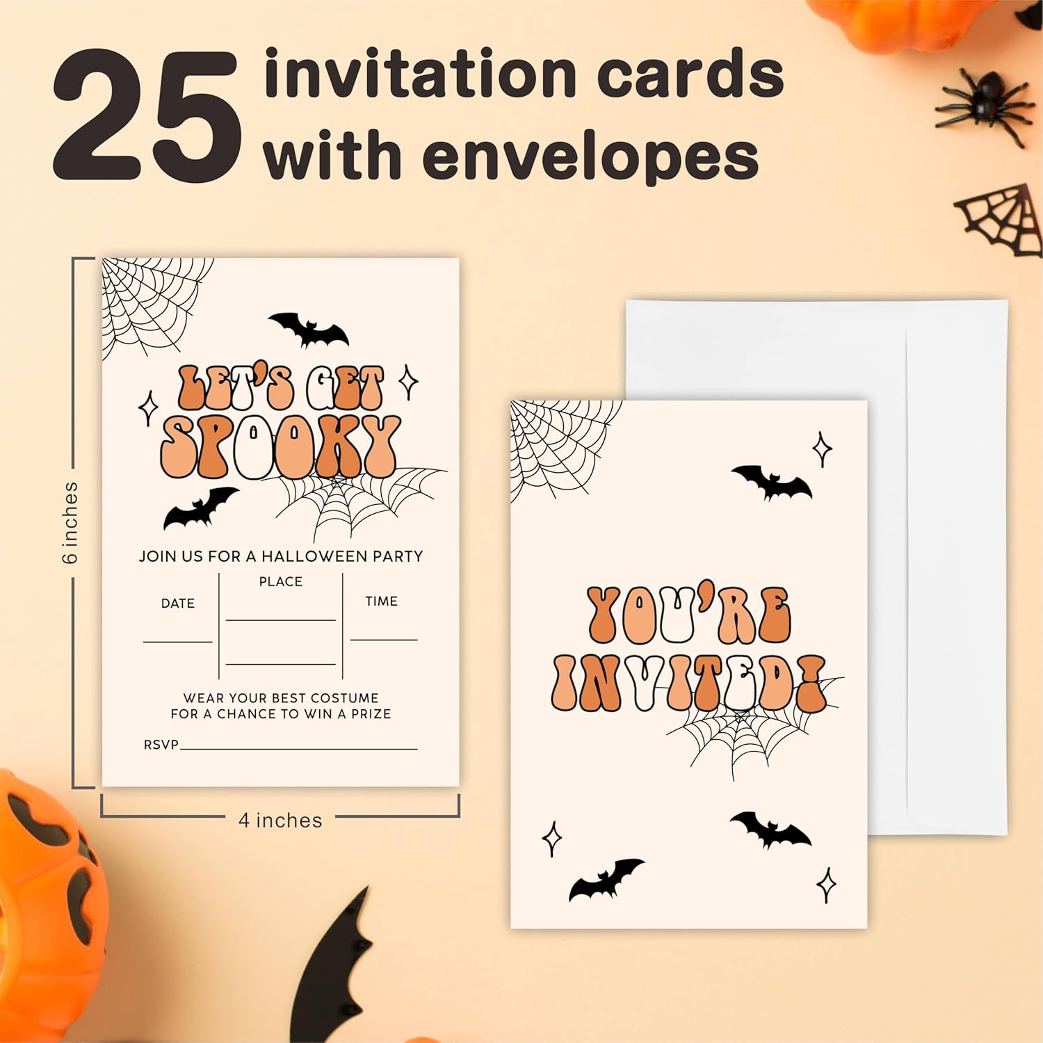Spooky Halloween Party Invitations 25 Double Sided