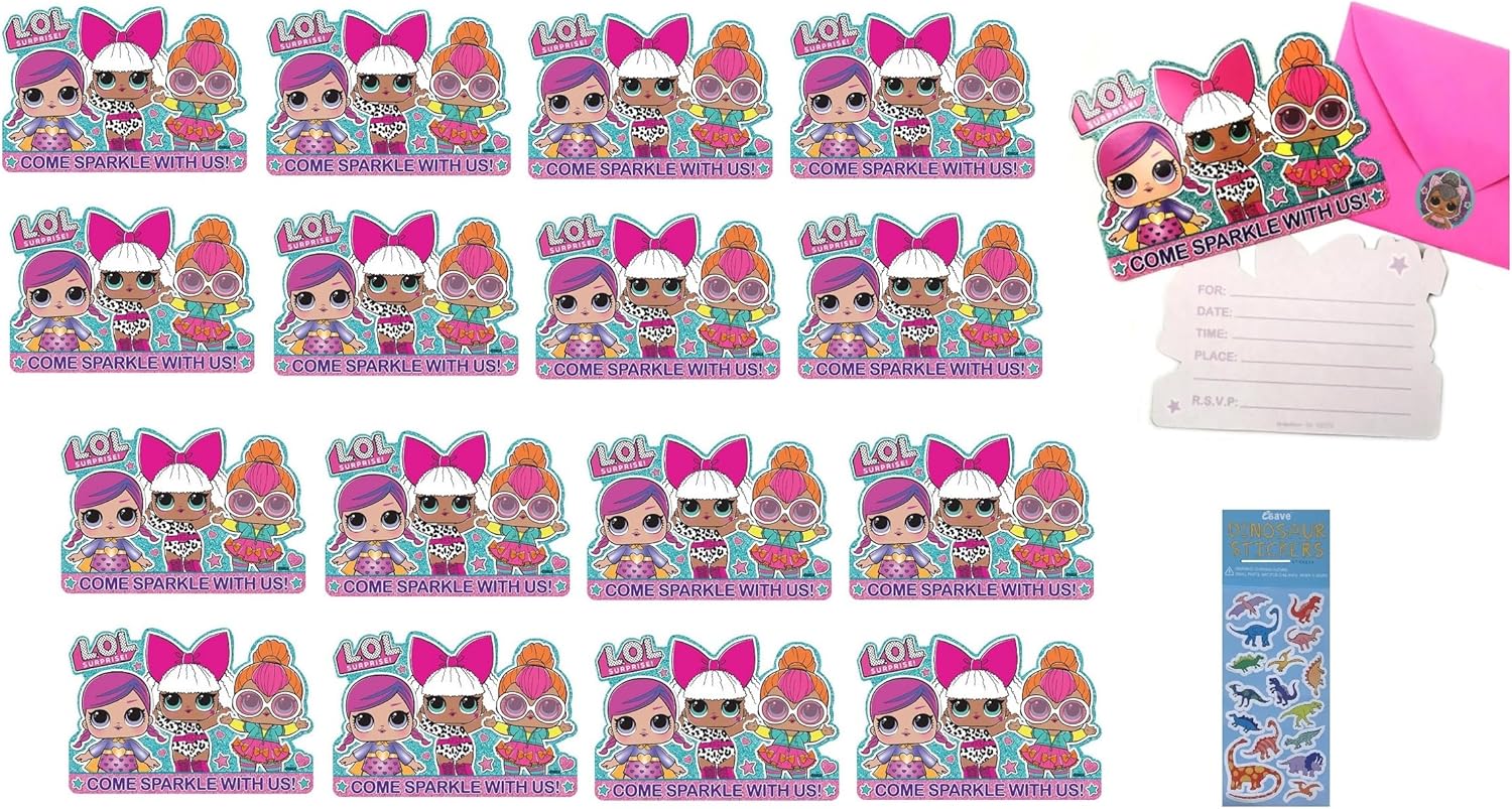 Amscan LOL Birthday Party Supplies Bundle