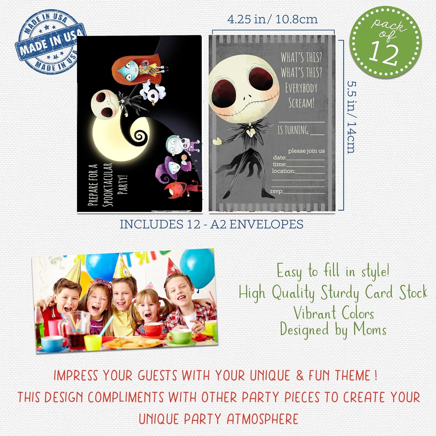 Silly Goose Gifts Spooktacular Party Invite Set