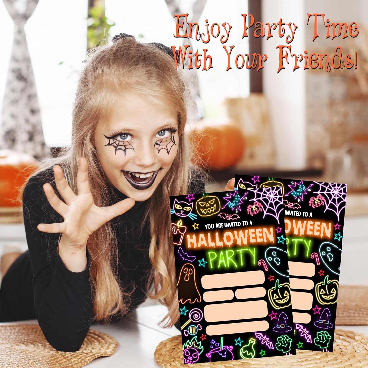 Halloween Party Invitations Set of 25 with Envelopes 1